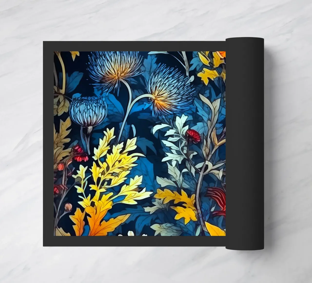 Nachttuin deurmat van Justyna Jaszke JBJart