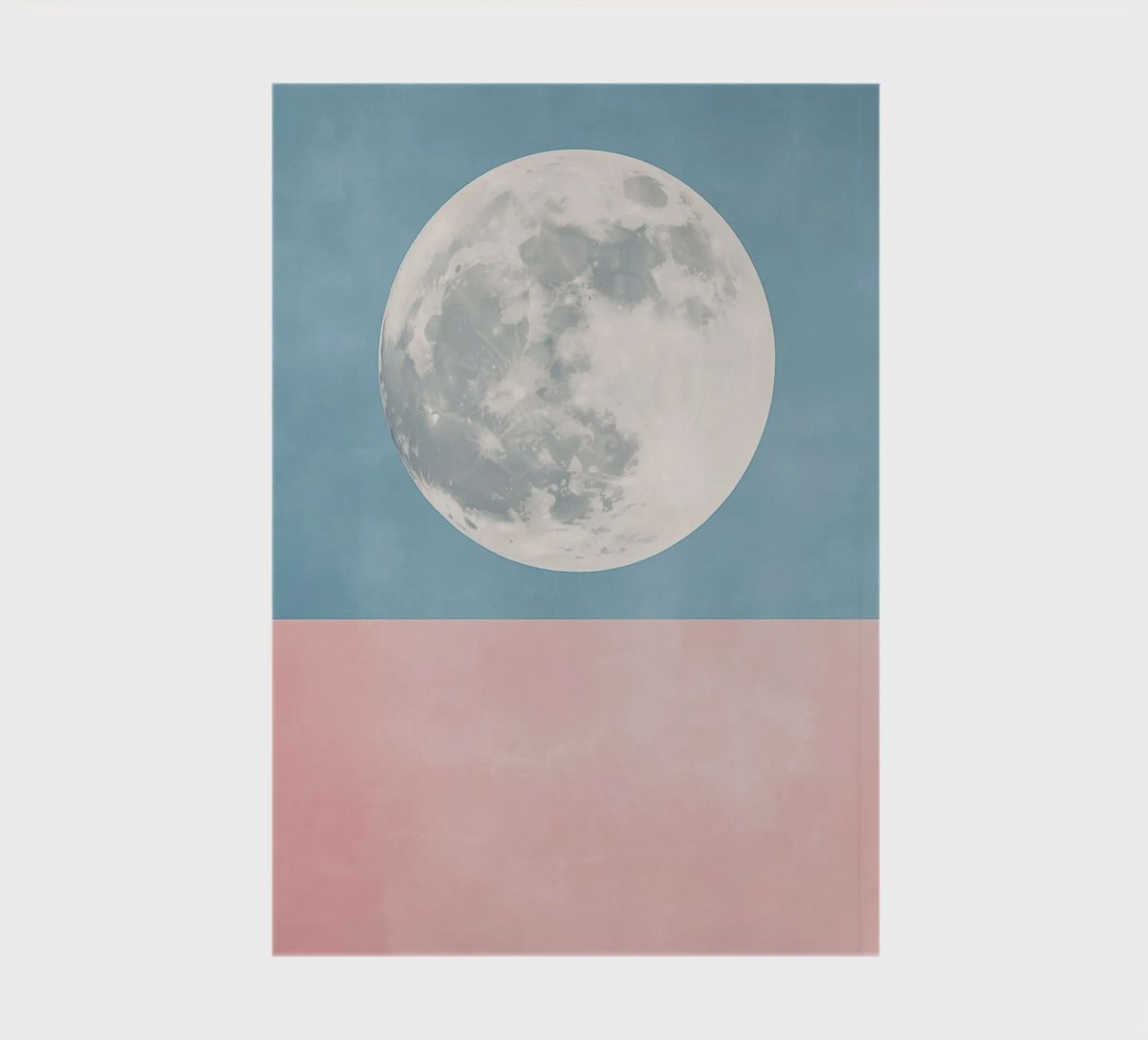 Moon texture pastel notebook by Carinaprint