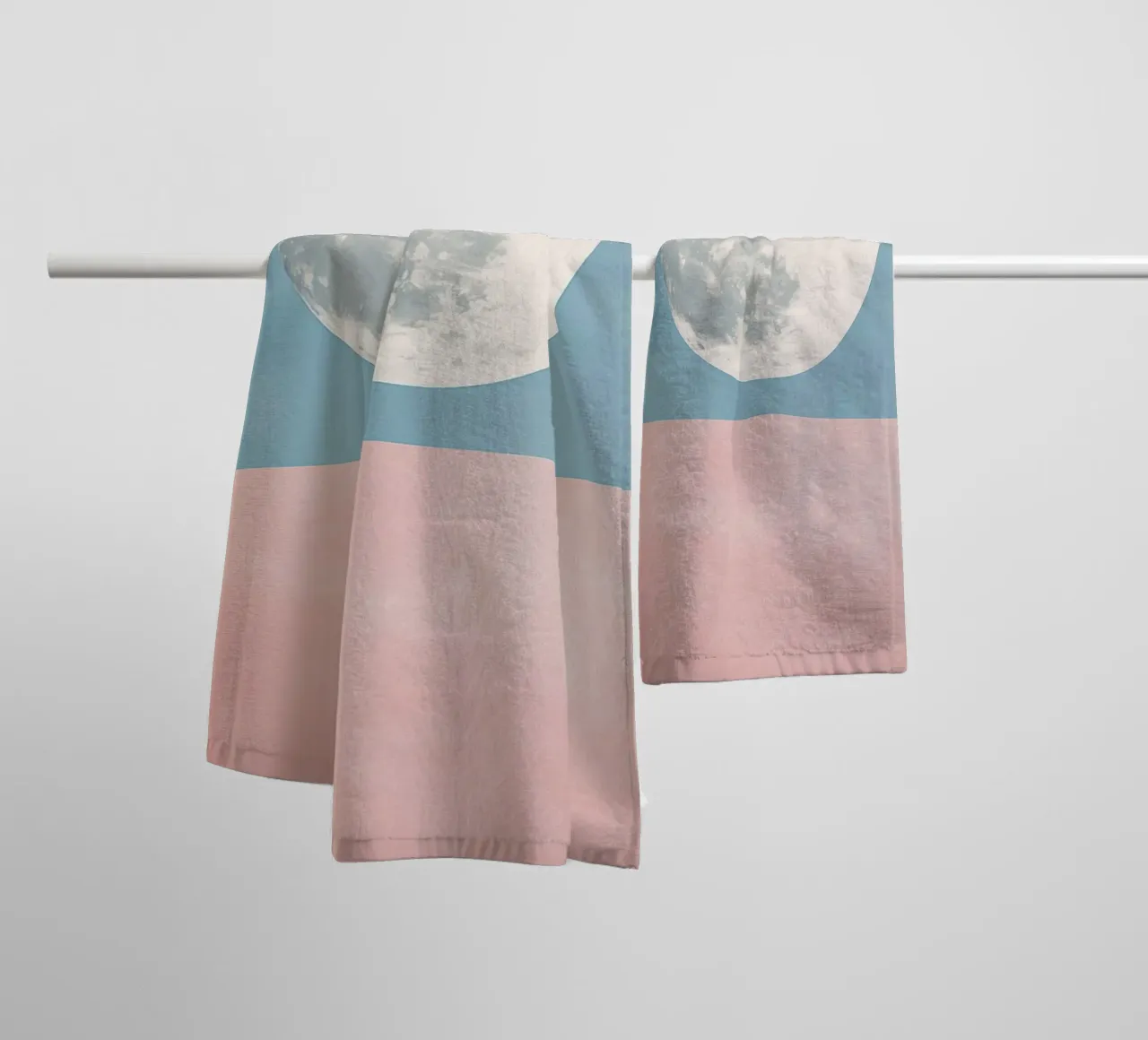 Luna textura pastel toalla de baño de Carinaprint