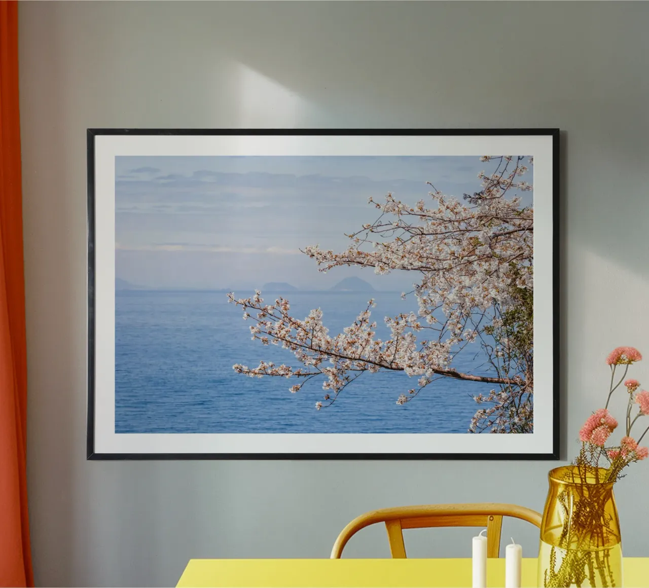 Fiori di ciliegio dell'oceano - Giappone carta hahnemühle da Marcel Bisig
