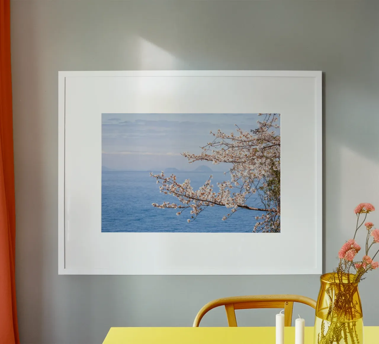 Fiori di ciliegio dell'oceano - Giappone carta hahnemühle da Marcel Bisig