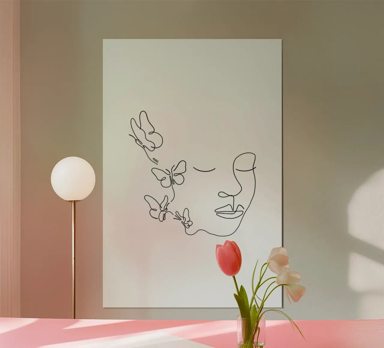 I'm Fly poster con telaio in plastica da Ninhol