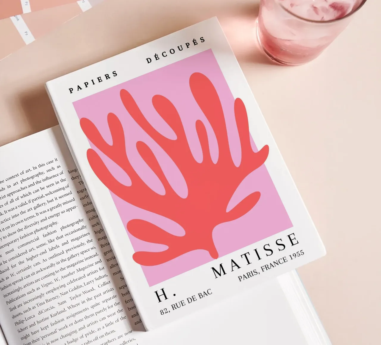 Matisse 1955 Koraal Organische Knipsels Parijs Poster notitieboek van NorwesClub