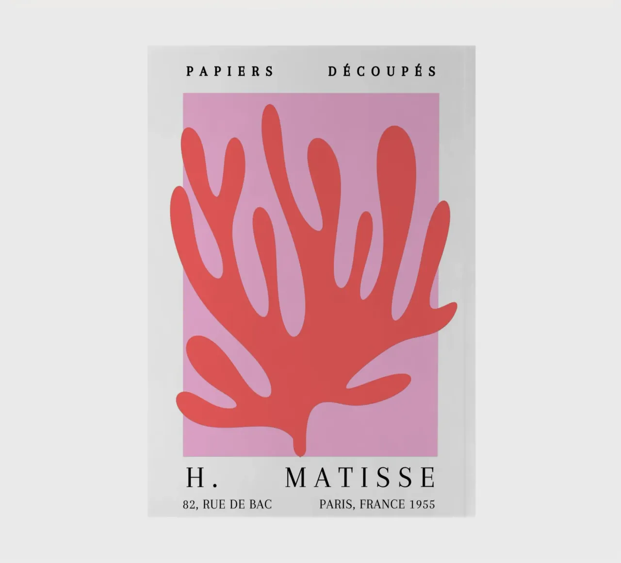 Matisse 1955 Koraal Organische Knipsels Parijs Poster notitieboek van NorwesClub