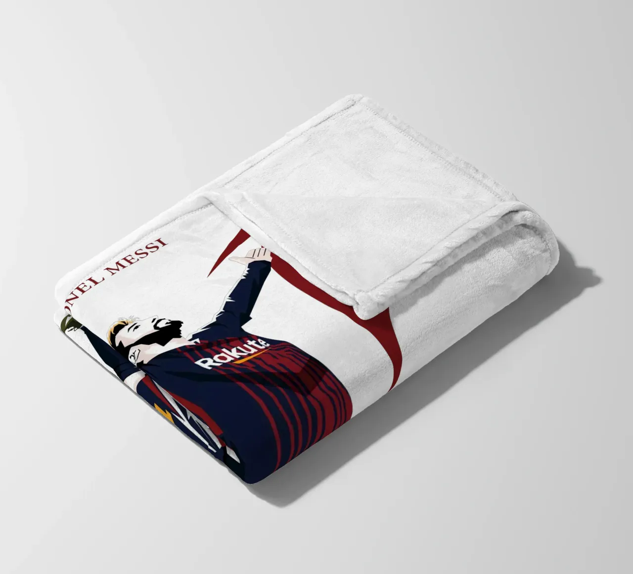messi barcelona coperta in pile da WPAP MALANG