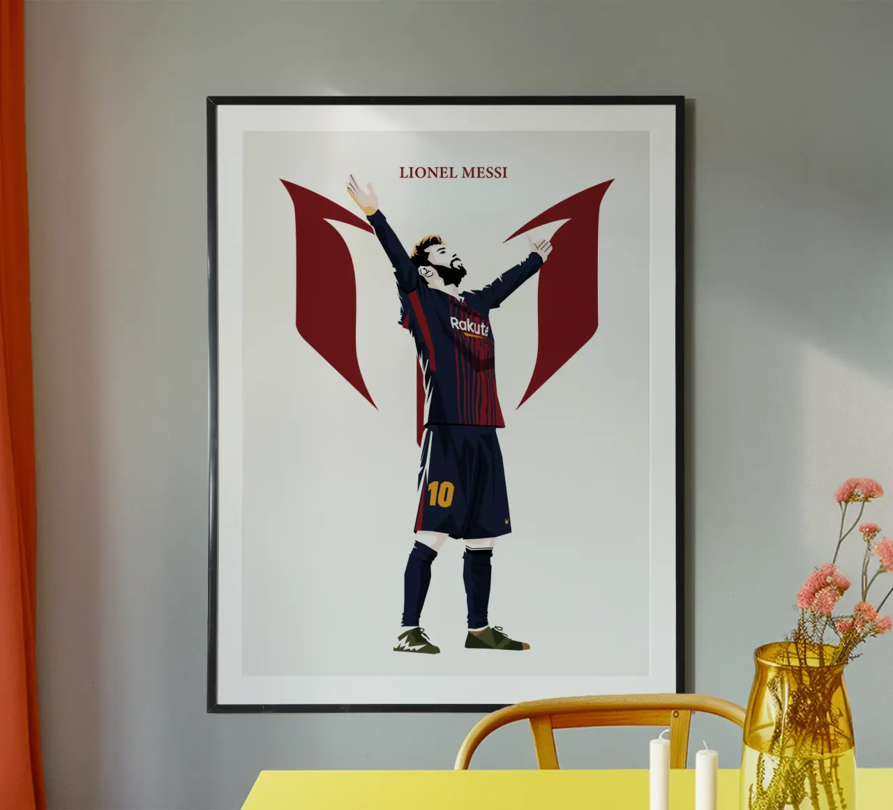 messi barcelona carta hahnemühle da WPAP MALANG