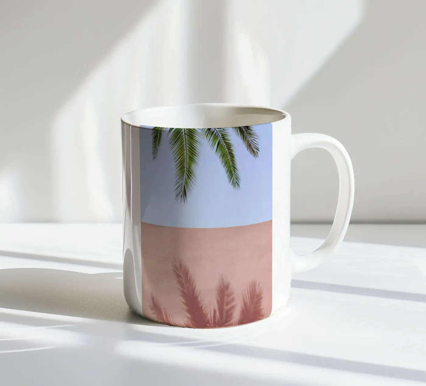 Reflecting ceramic mug by Rupert Höller