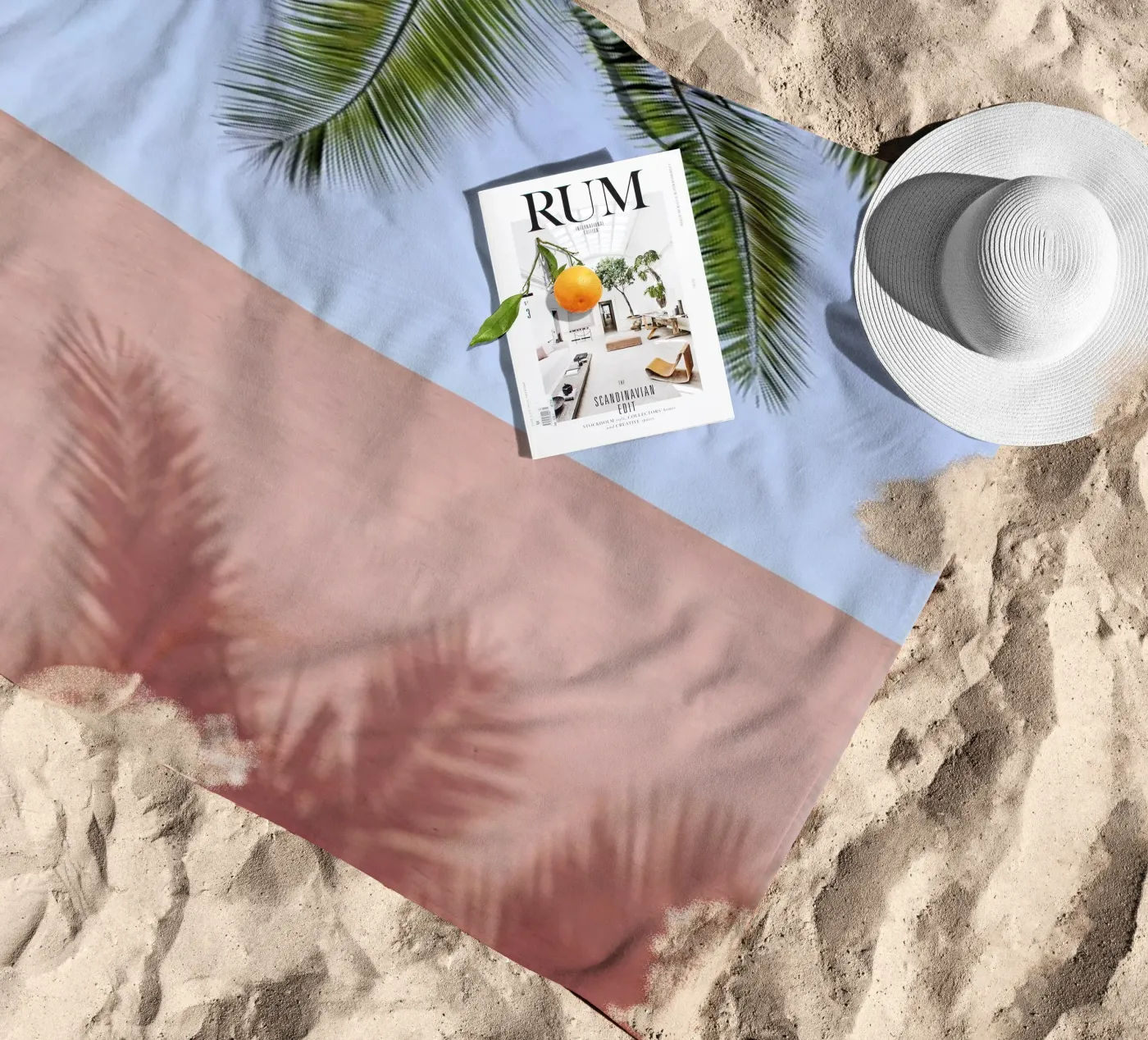Reflecting beach towel by Rupert Höller