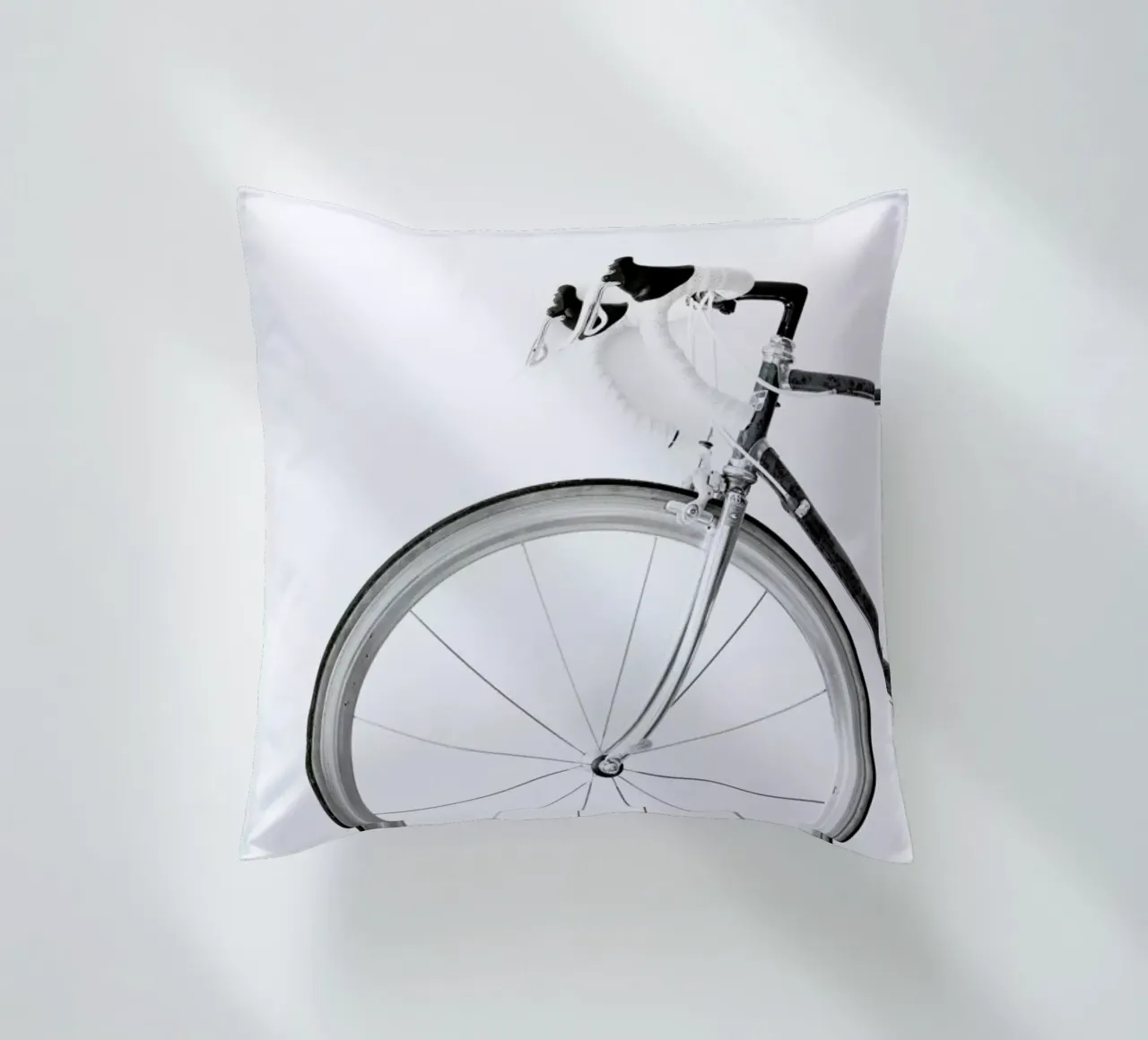 Ride My Bike Black&white Edition Kissen von Studio Nahili