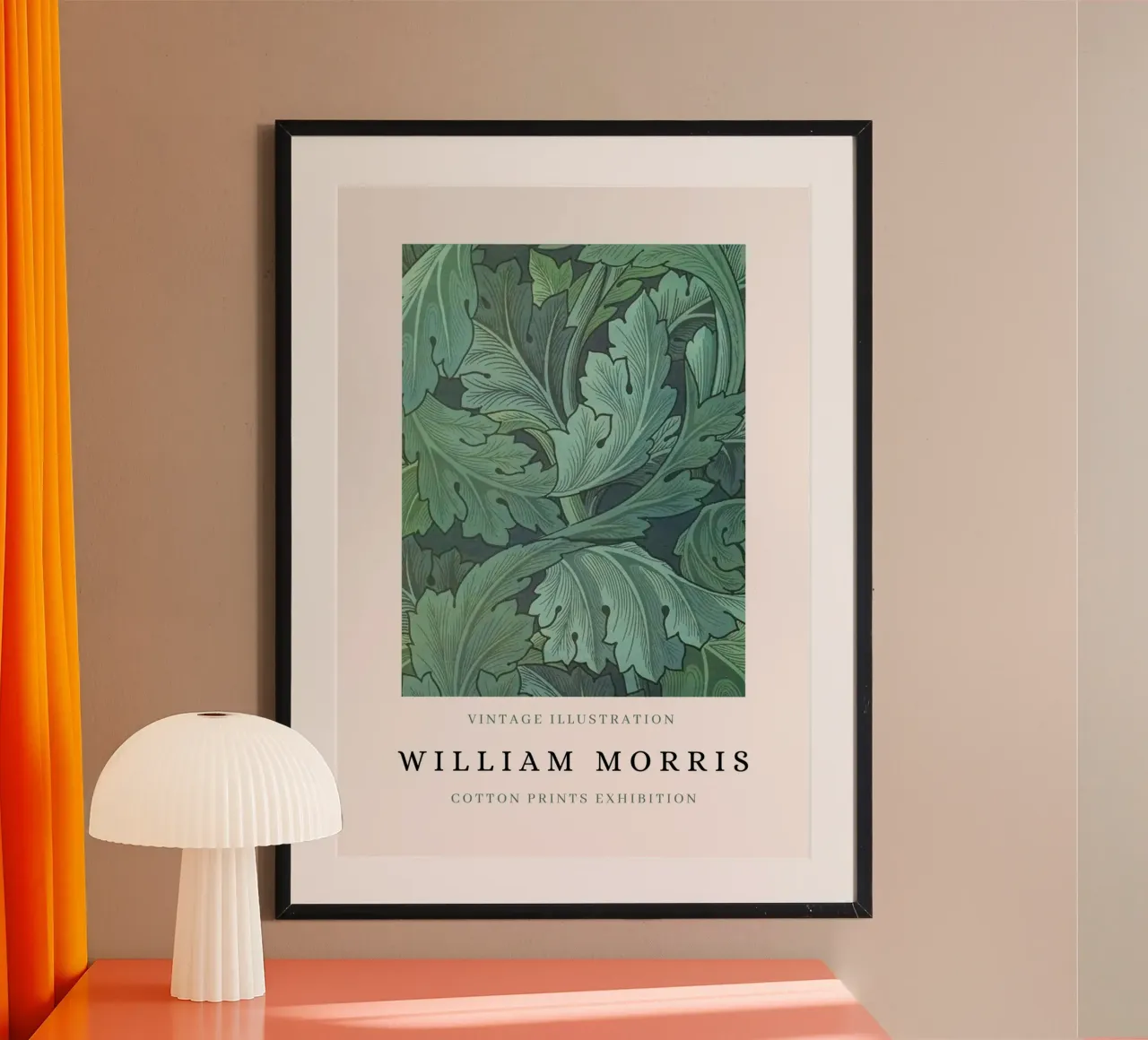 Affiche William Morris Arts & Crafts à motif d'acanthe poster de NorwesClub