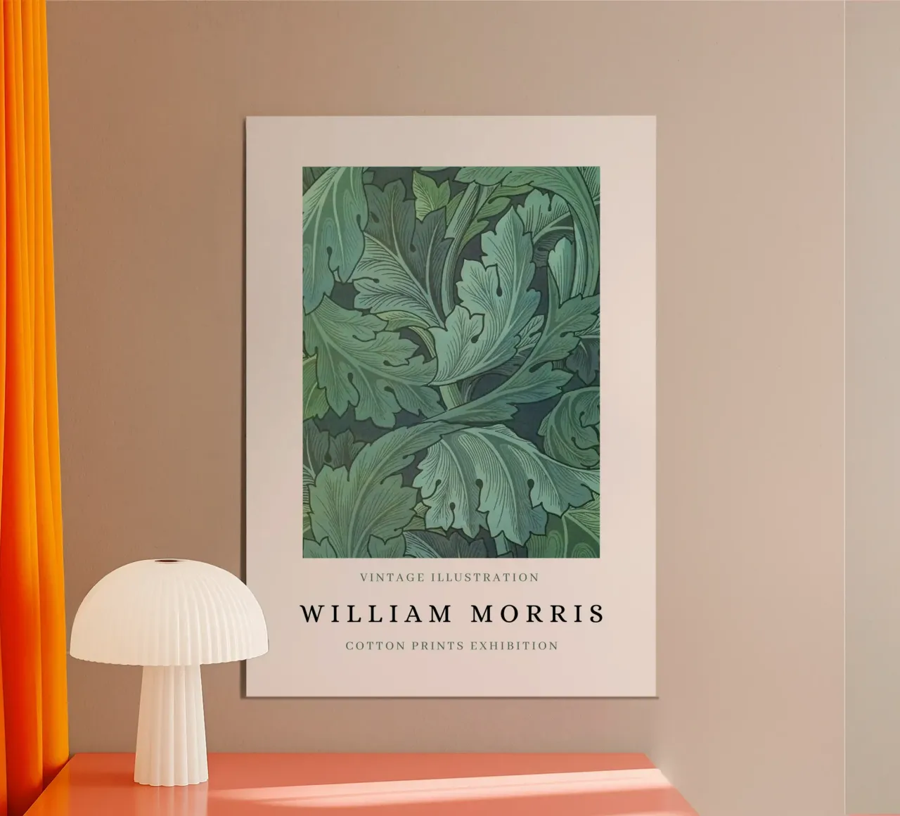 Affiche William Morris Arts & Crafts à motif d'acanthe poster de NorwesClub
