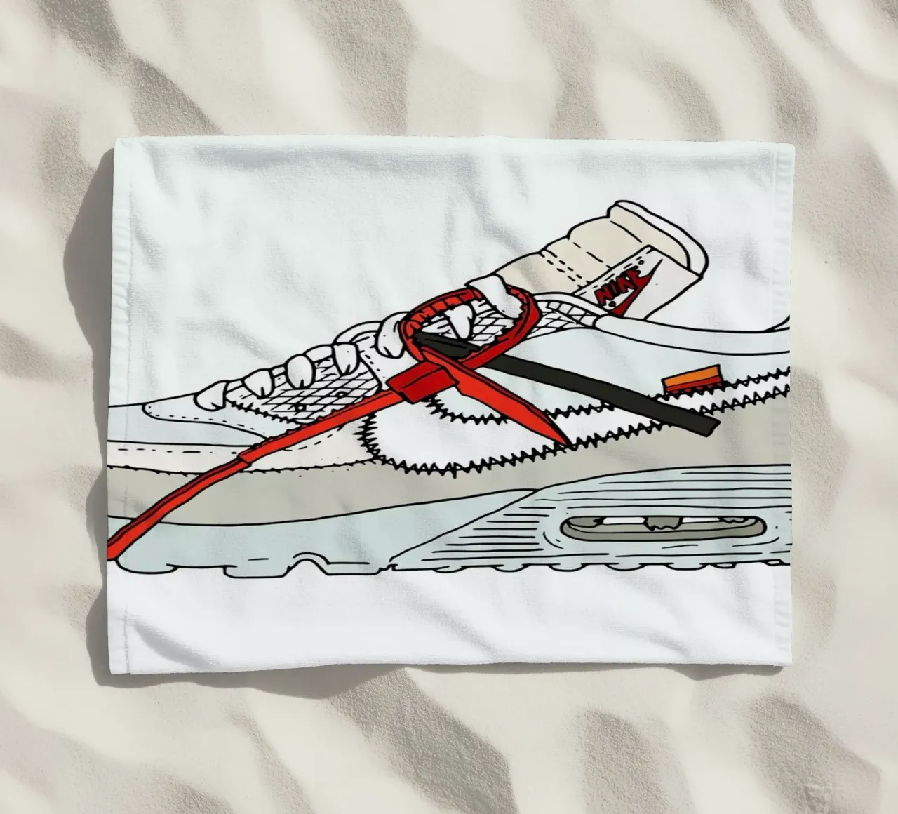 Offwhite Airmax 90 telo mare da Nick Cocozza