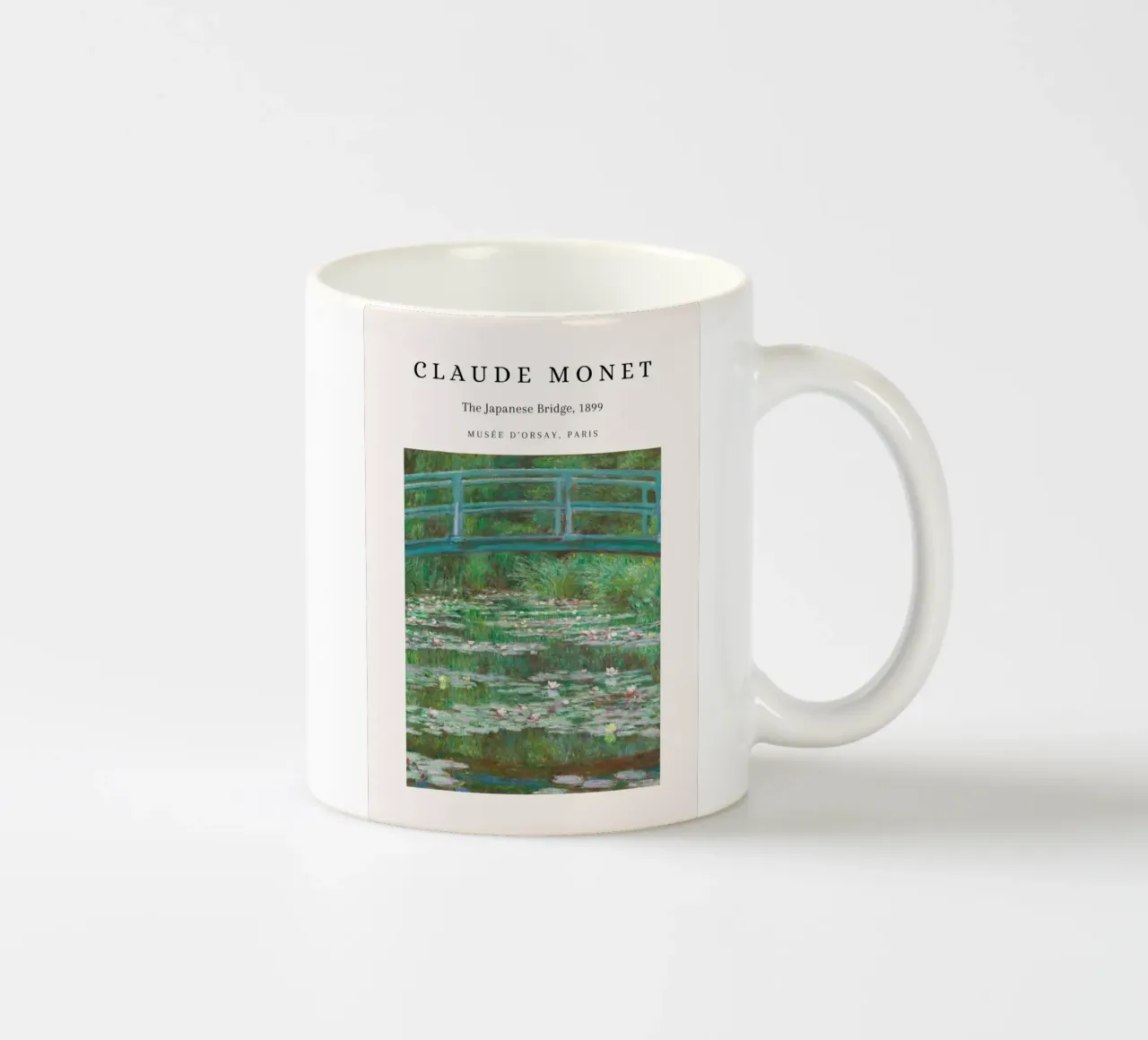 Monet Il ponte giapponese 1899 Ninfee Arte tazza in ceramica da NorwesClub