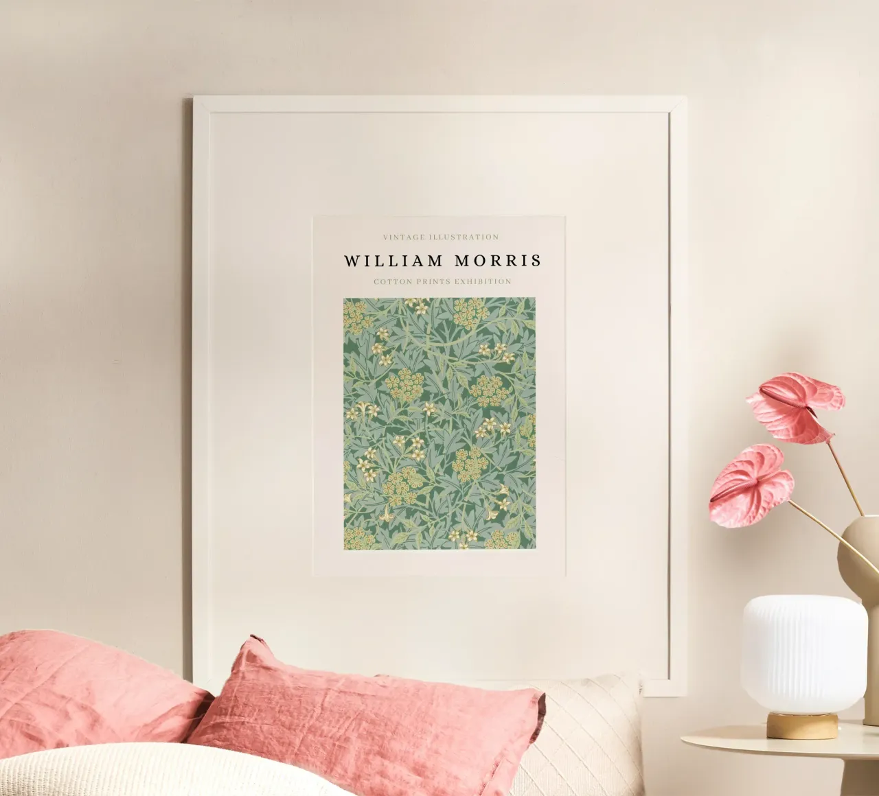 William Morris Modello floreale d'epoca Arti e Mestieri carta hahnemühle da NorwesClub