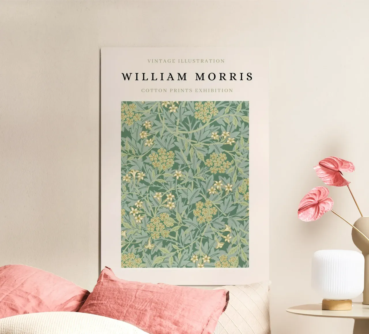 William Morris Modello floreale d'epoca Arti e Mestieri carta hahnemühle da NorwesClub