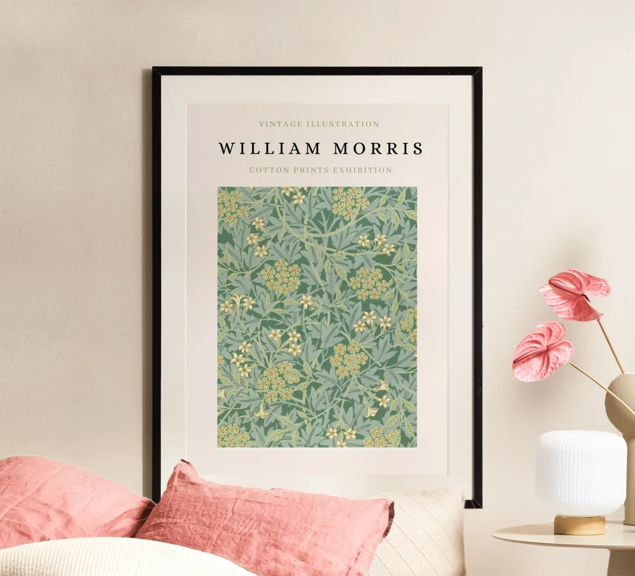 William Morris Modello floreale d'epoca Arti e Mestieri carta hahnemühle da NorwesClub