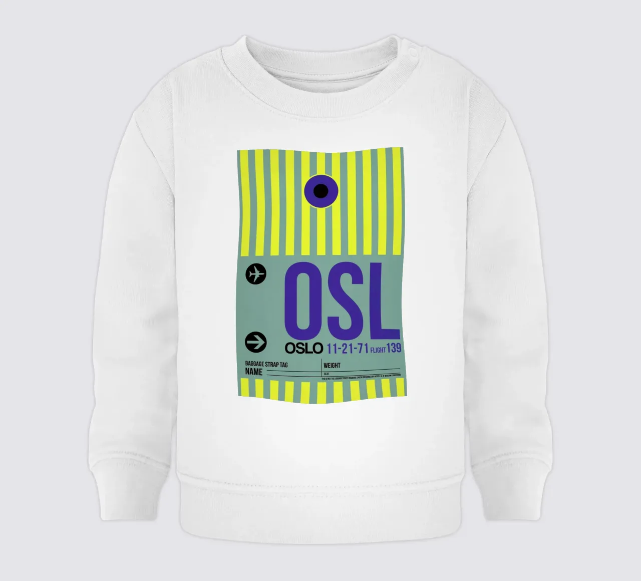 OSL - Oslo felpa neonato da Naxart