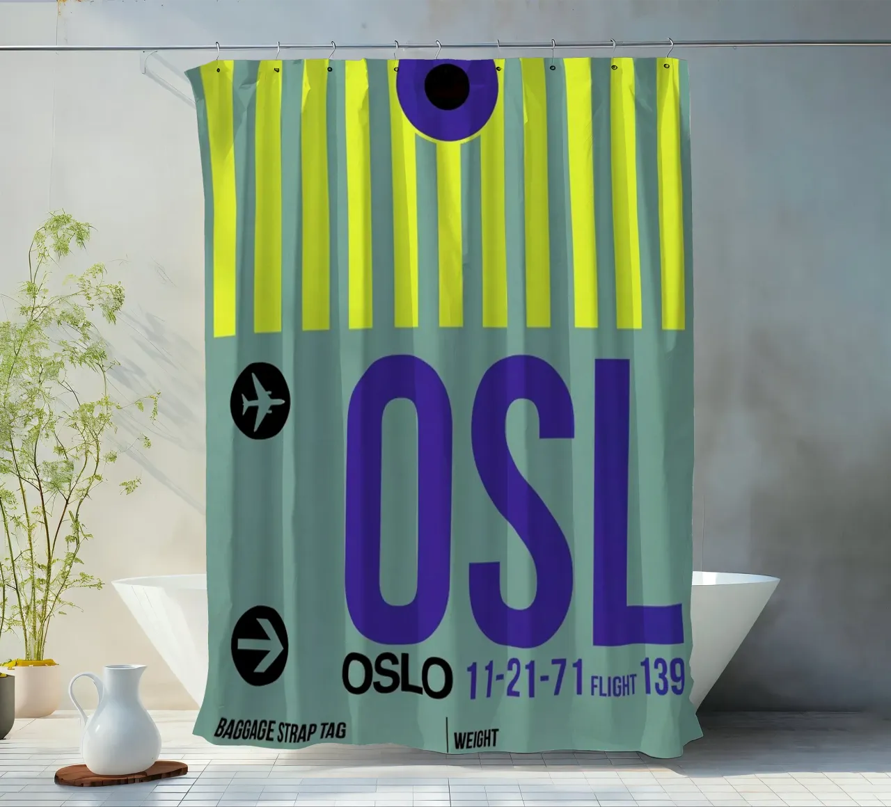 OSL - Oslo tenda da doccia da Naxart