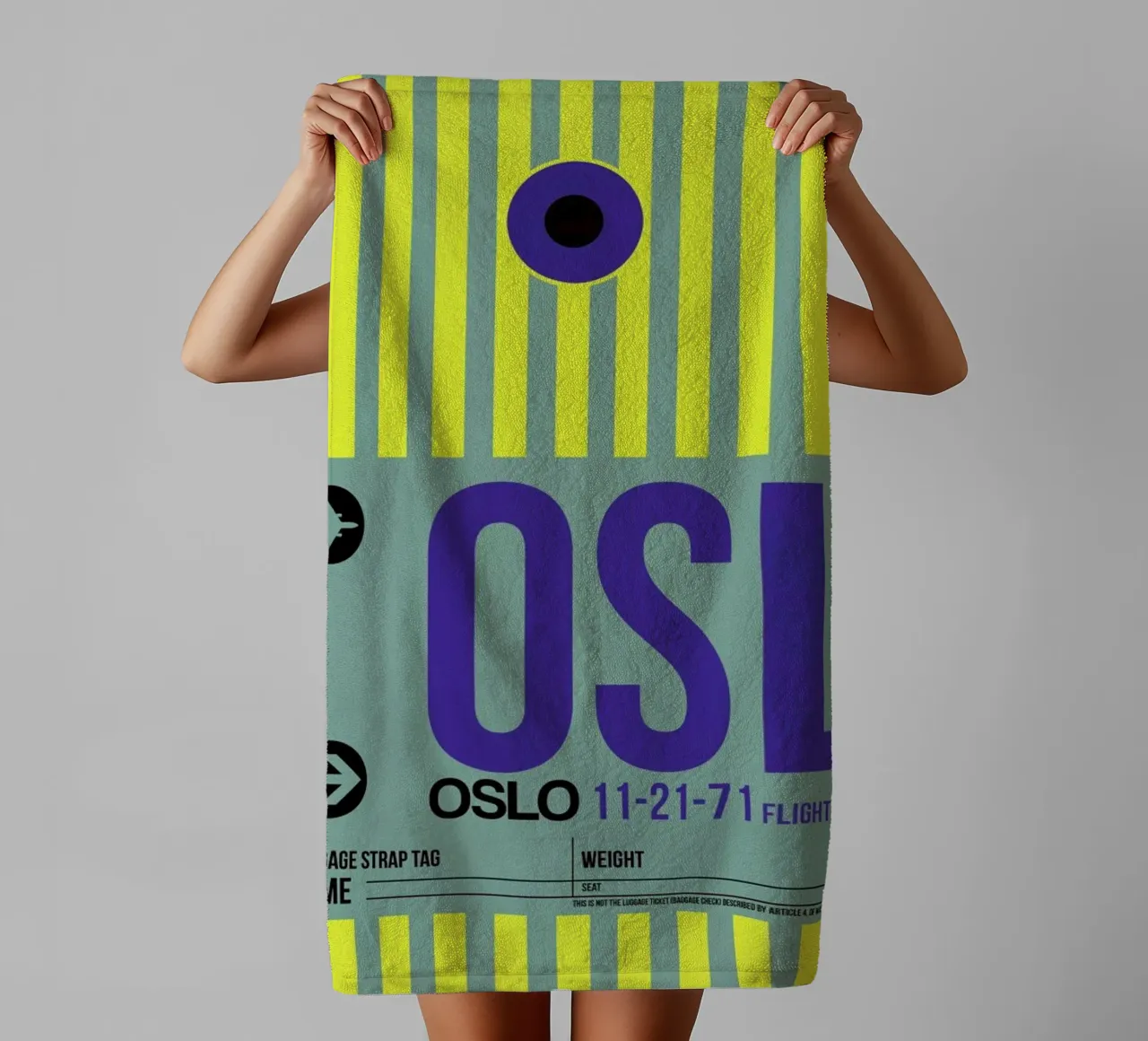 OSL - Oslo asciugamano da bagno da Naxart