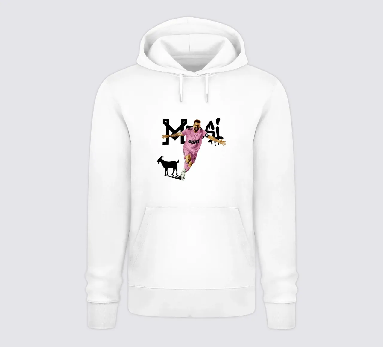 Lionel Messi GOAT felpa con cappuccio da WPAP MALANG