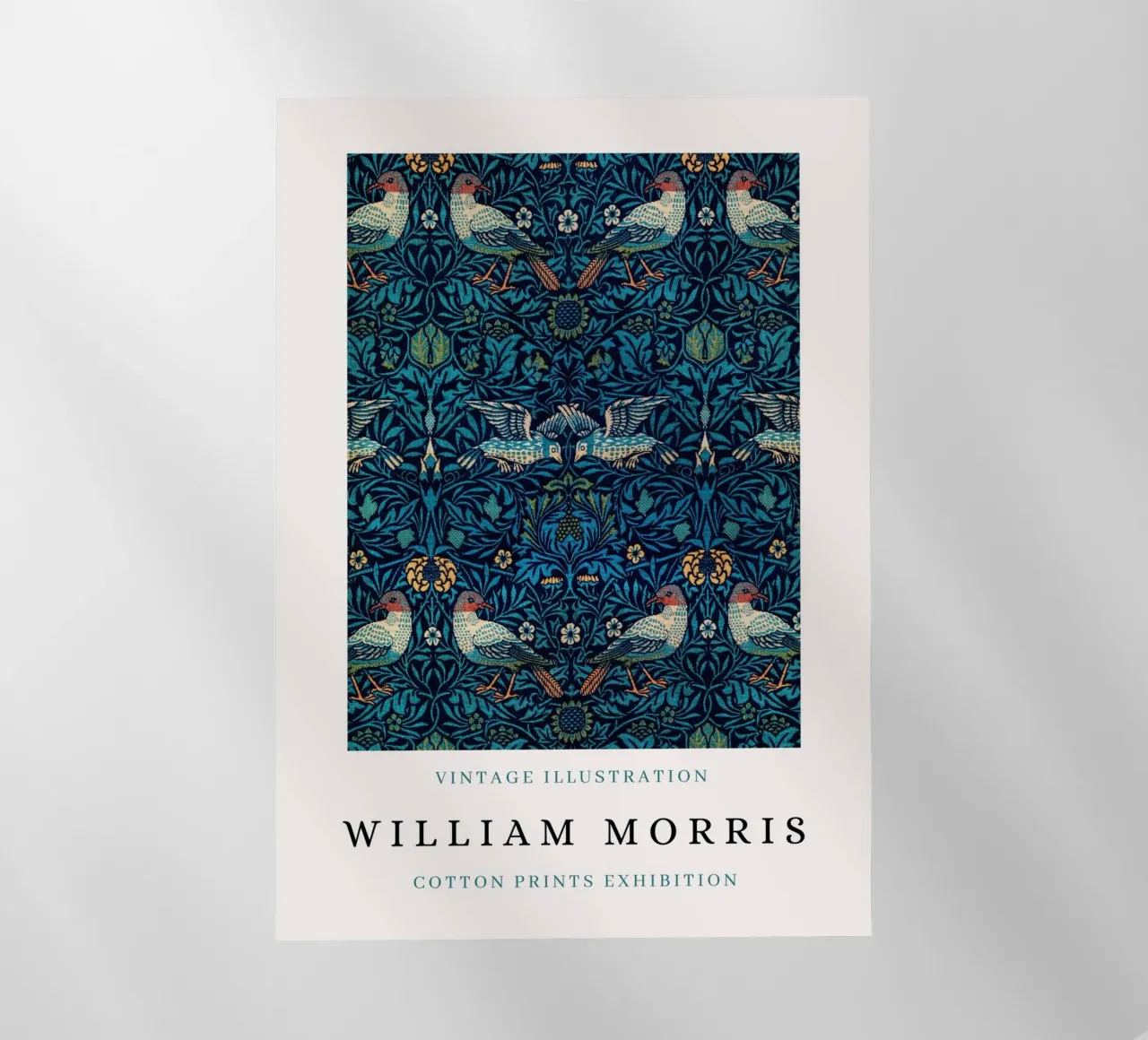 William Morris Arts & Crafts - Poster con motivi di uccelli pellicola backlit da NorwesClub