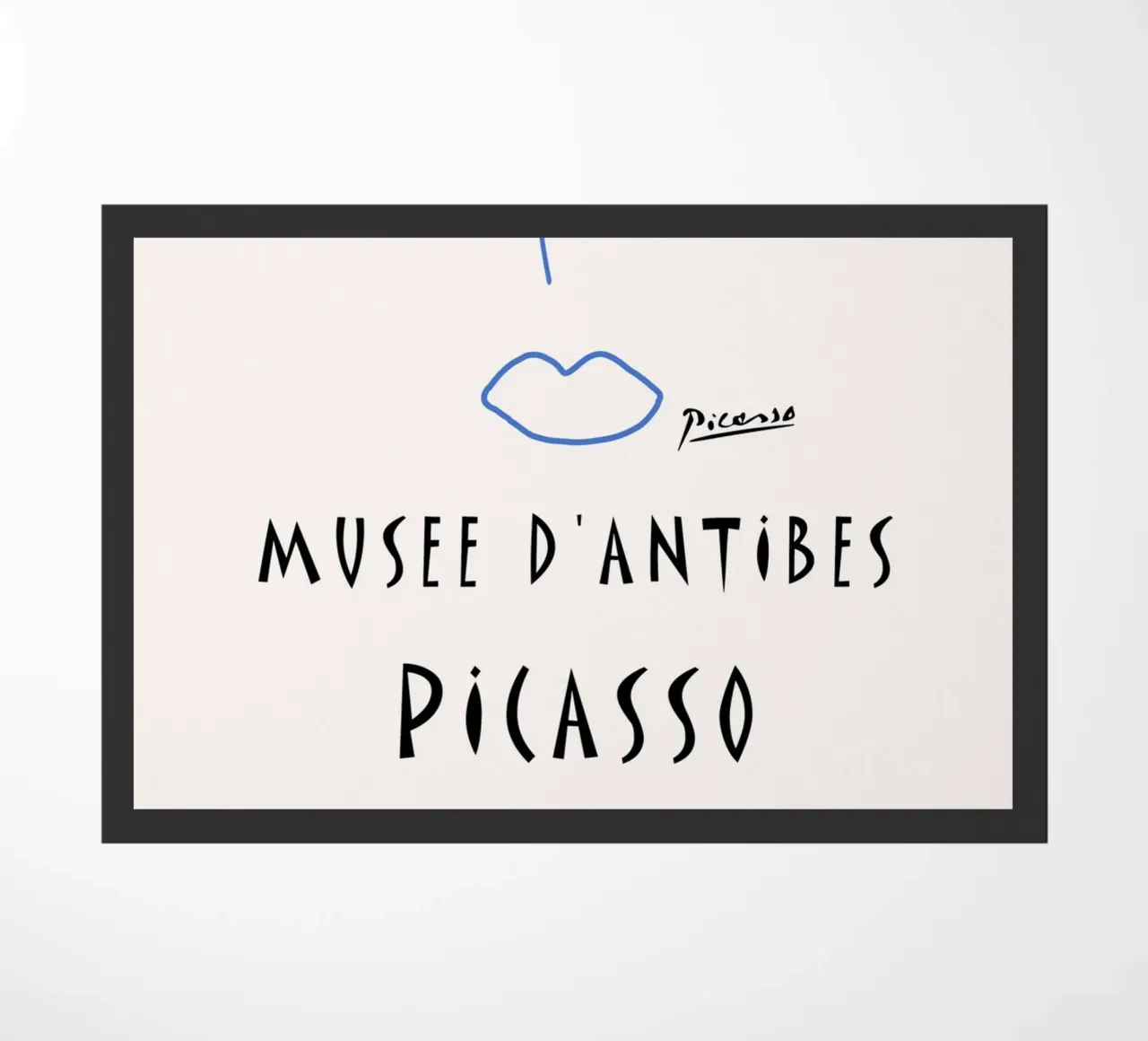 Picasso Musee D'Antibes 1948 Volto astratto Poster zerbino da NorwesClub