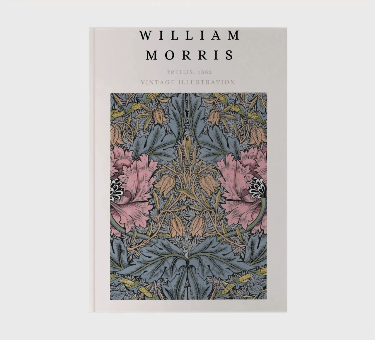 William Morris 1862 Trellis Pattern Arts & Crafts carnet de notes de NorwesClub
