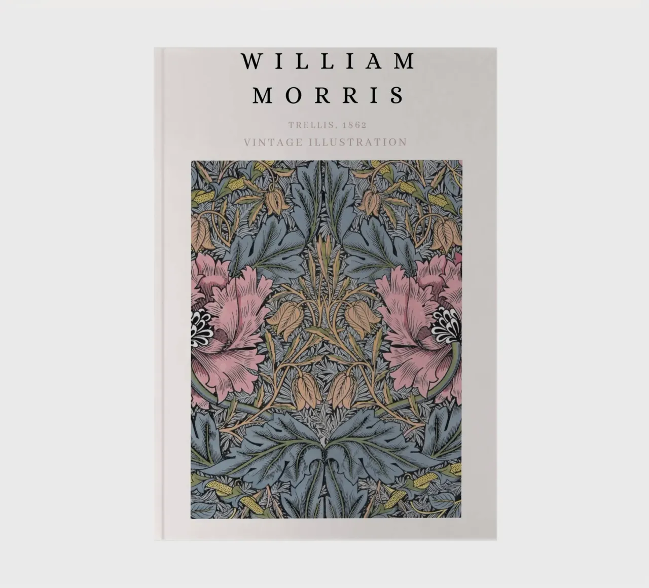 William Morris 1862 Modello a traliccio Arts & Crafts diario da NorwesClub
