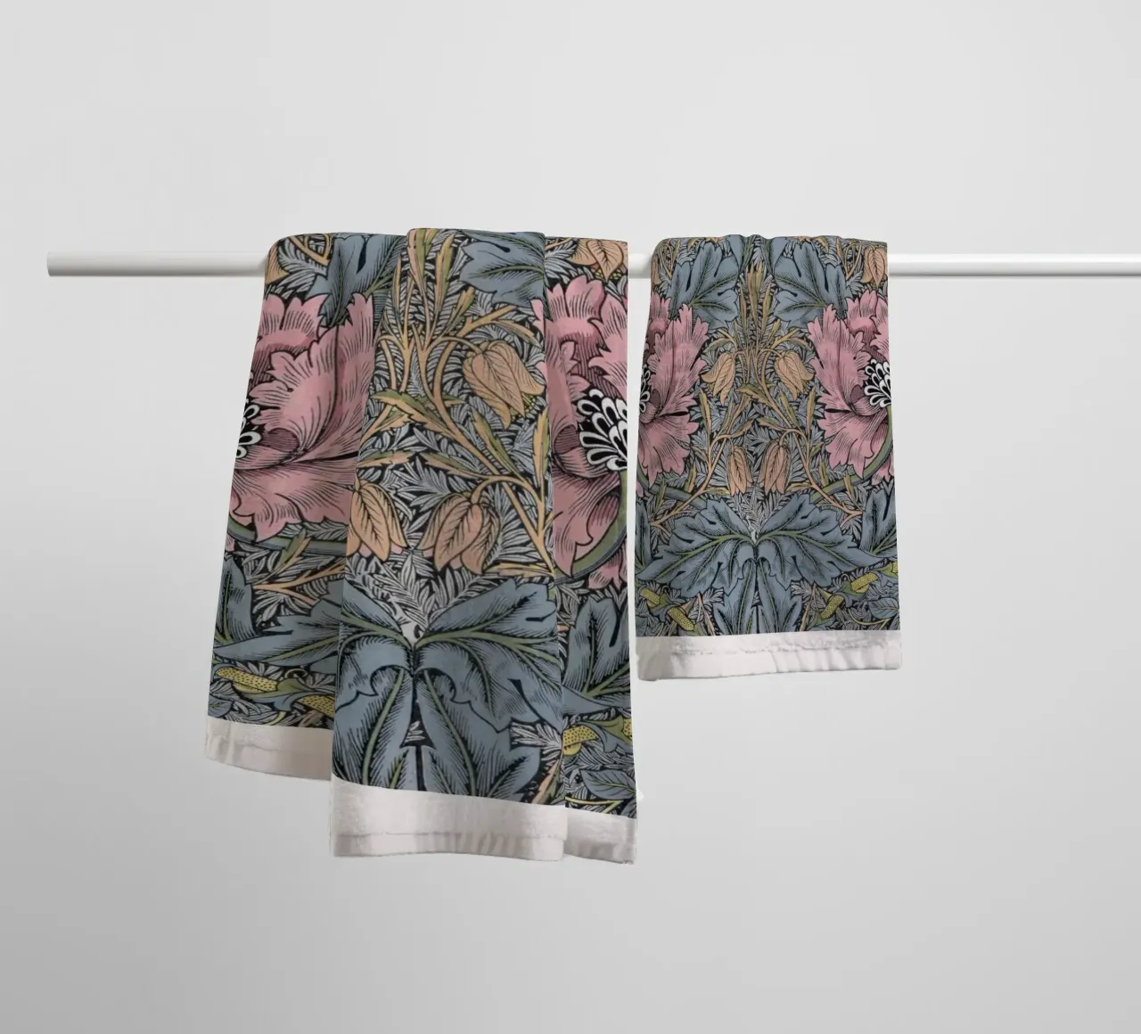 William Morris 1862 Trellis Pattern Arts & Crafts towel by NorwesClub