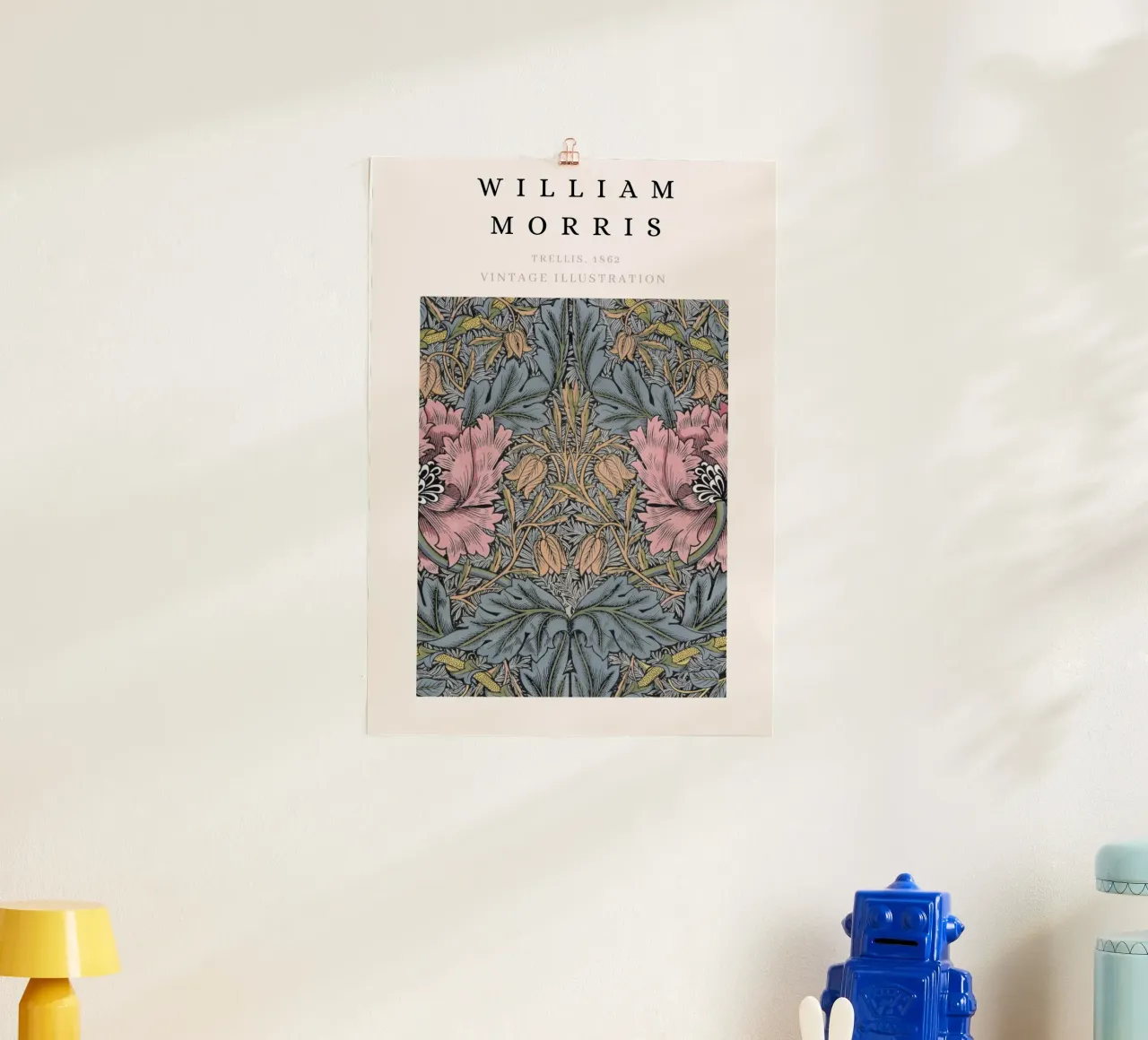 William Morris 1862 Trellis Pattern Arts & Crafts Hahnemühle von NorwesClub