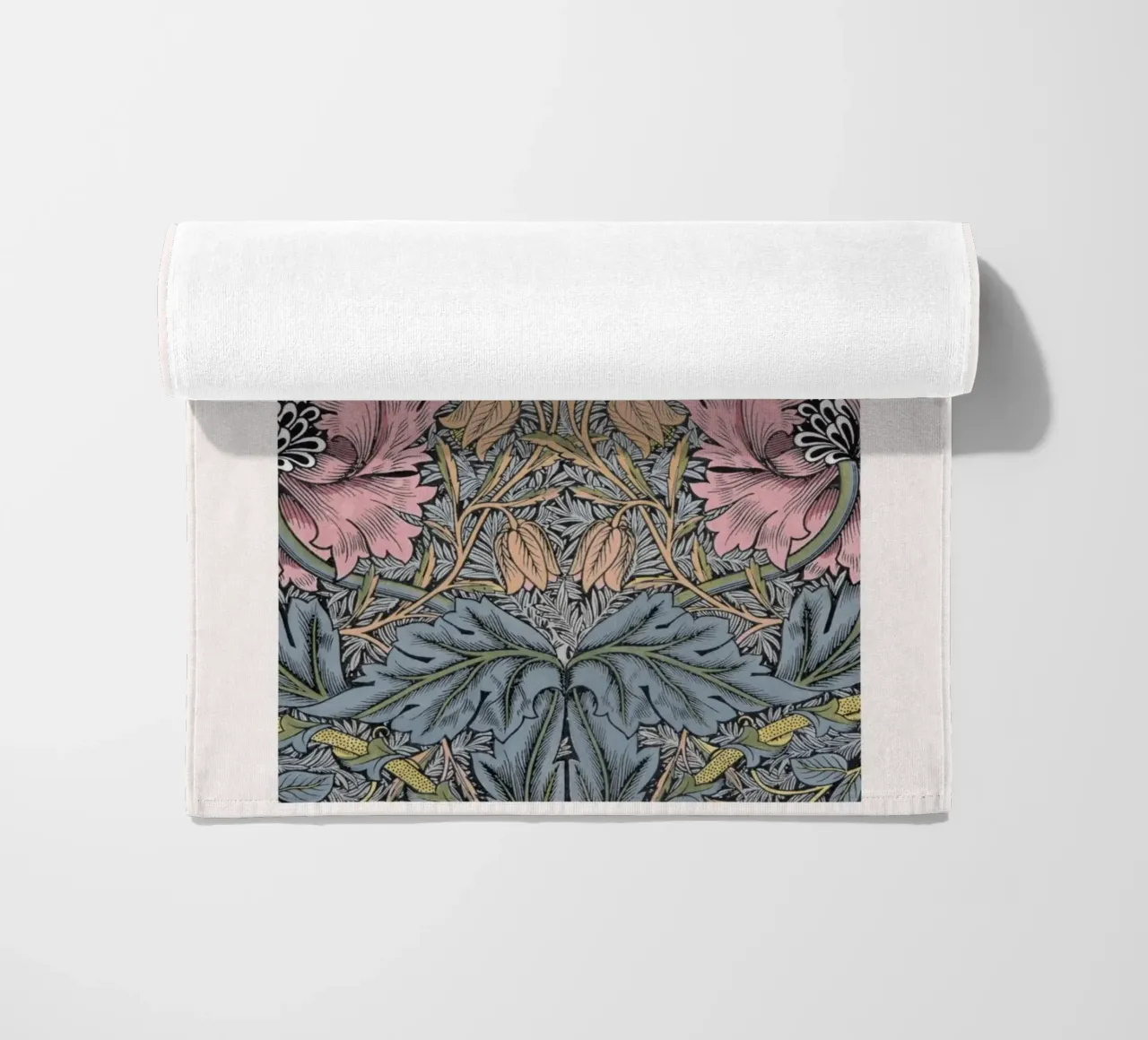 William Morris 1862 Trellis Pattern Arts & Crafts beach towel by NorwesClub