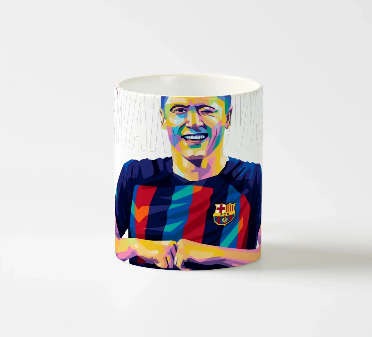 LEWANDOWSKI tazza in ceramica da WPAP MALANG