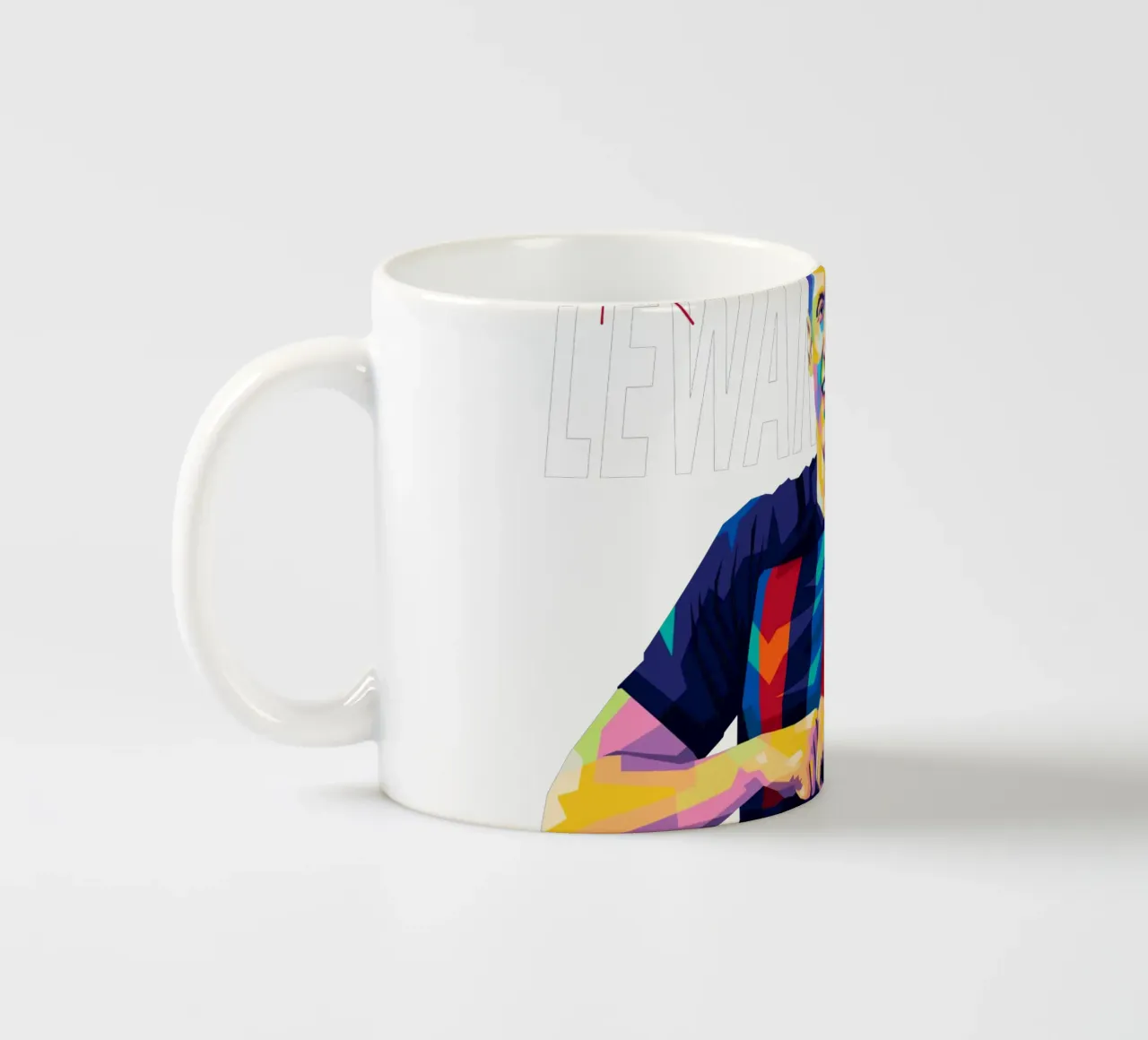 LEWANDOWSKI tazza in ceramica da WPAP MALANG