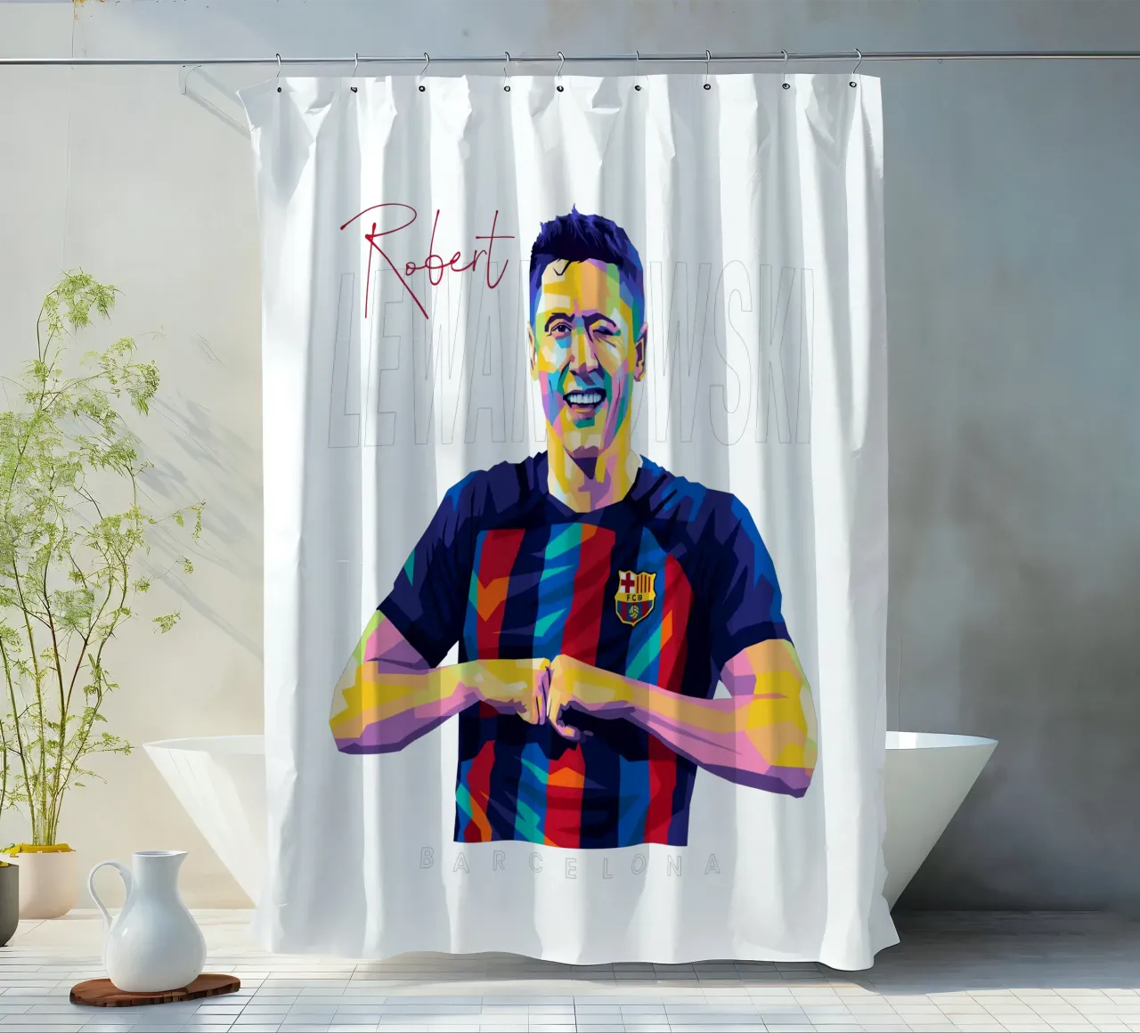 LEWANDOWSKI tenda da doccia da WPAP MALANG
