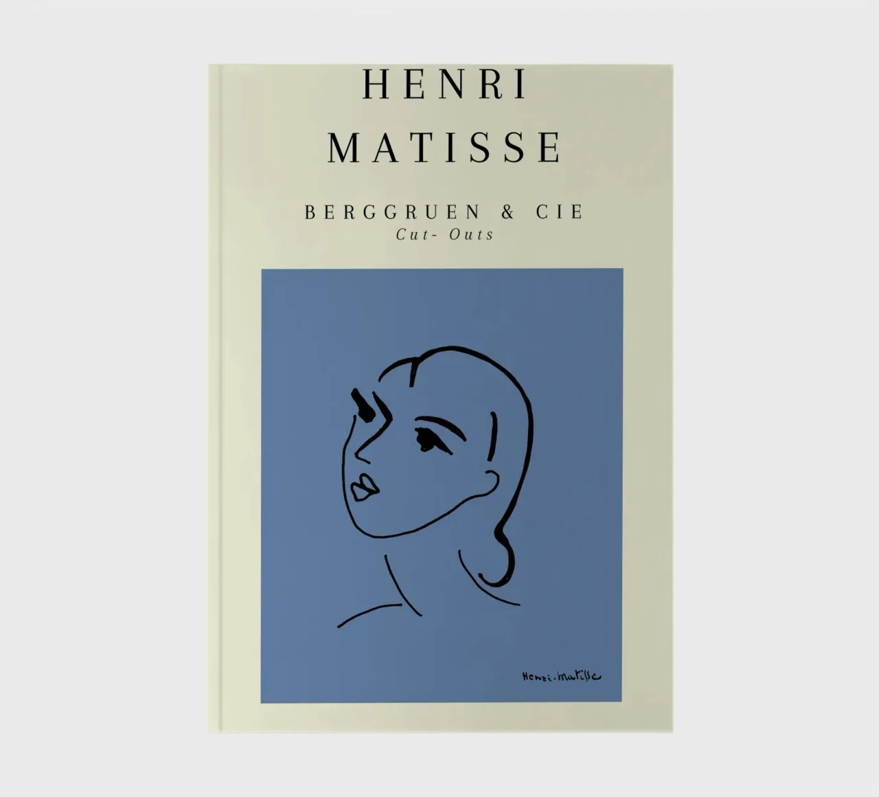 Matisse Blue Abstract Face Line Art Berggruen diario da NorwesClub