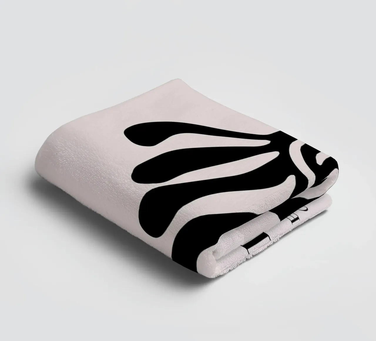 Poster Matisse Cut-Out Sole forma nera Berggruen asciugamano da bagno da NorwesClub