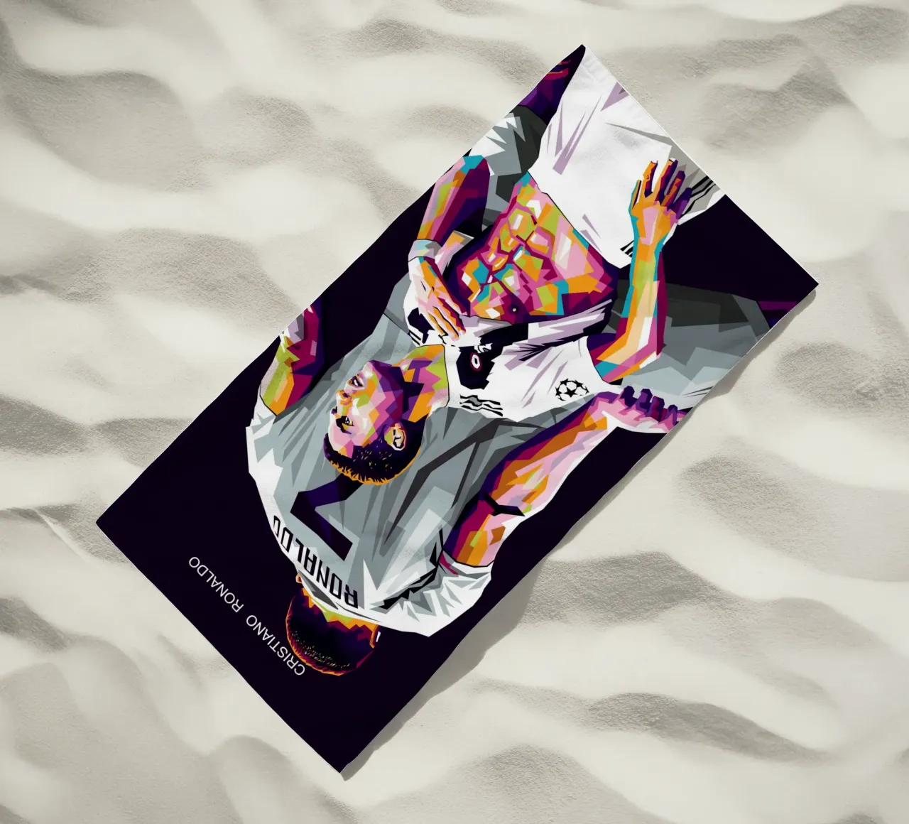 CR7 SIU beach towel by WPAP MALANG