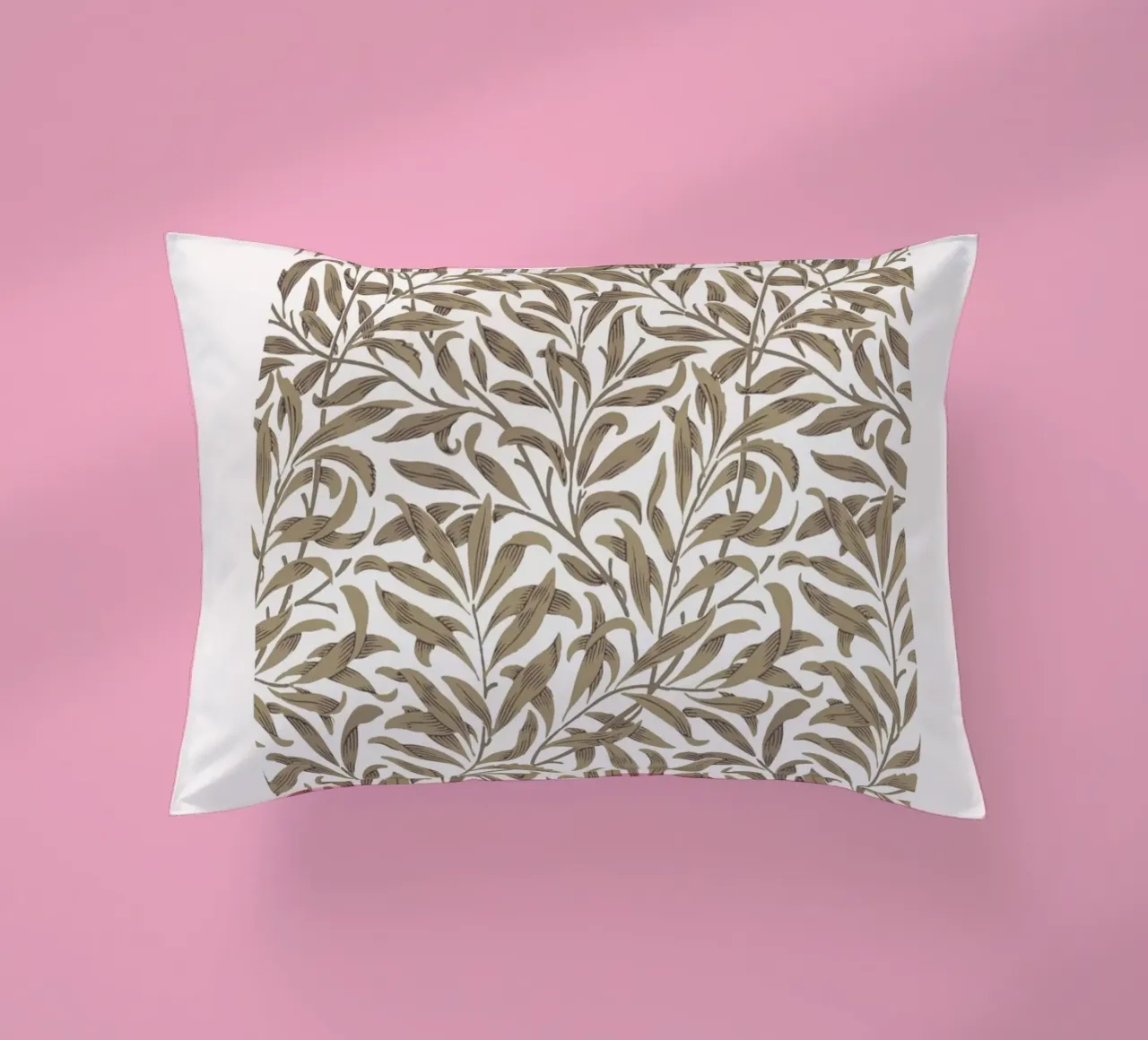 William Morris Arti e Mestieri Taupe Willow Bough cuscino da NorwesClub