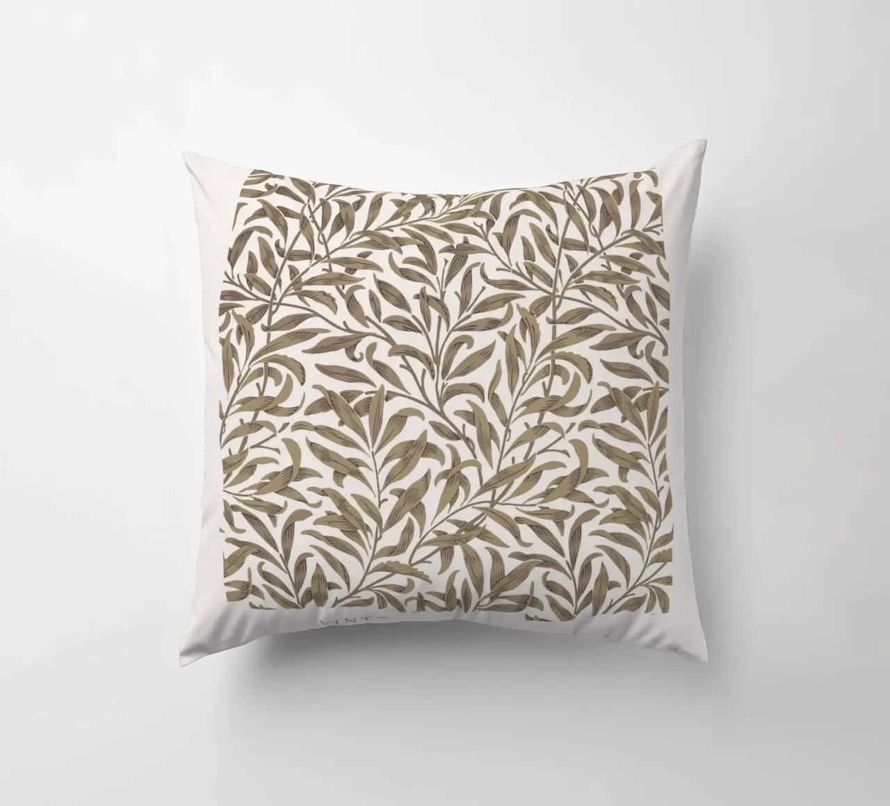 William Morris Arti e Mestieri Taupe Willow Bough cuscino da NorwesClub