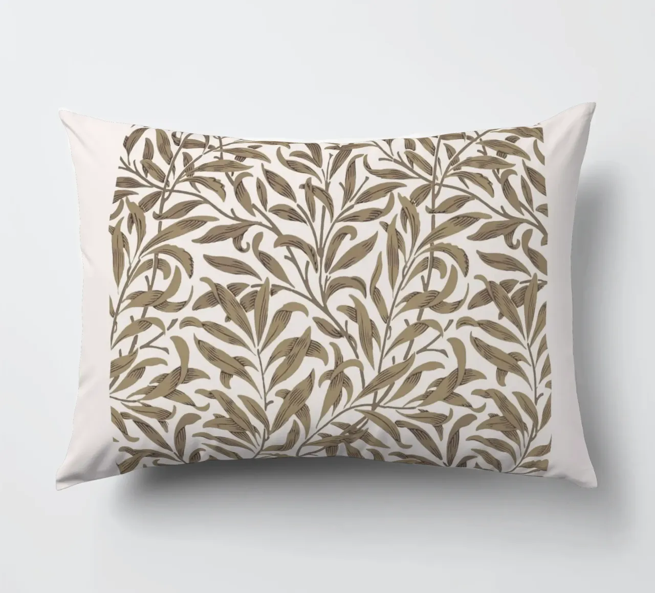 William Morris Arti e Mestieri Taupe Willow Bough cuscino da NorwesClub
