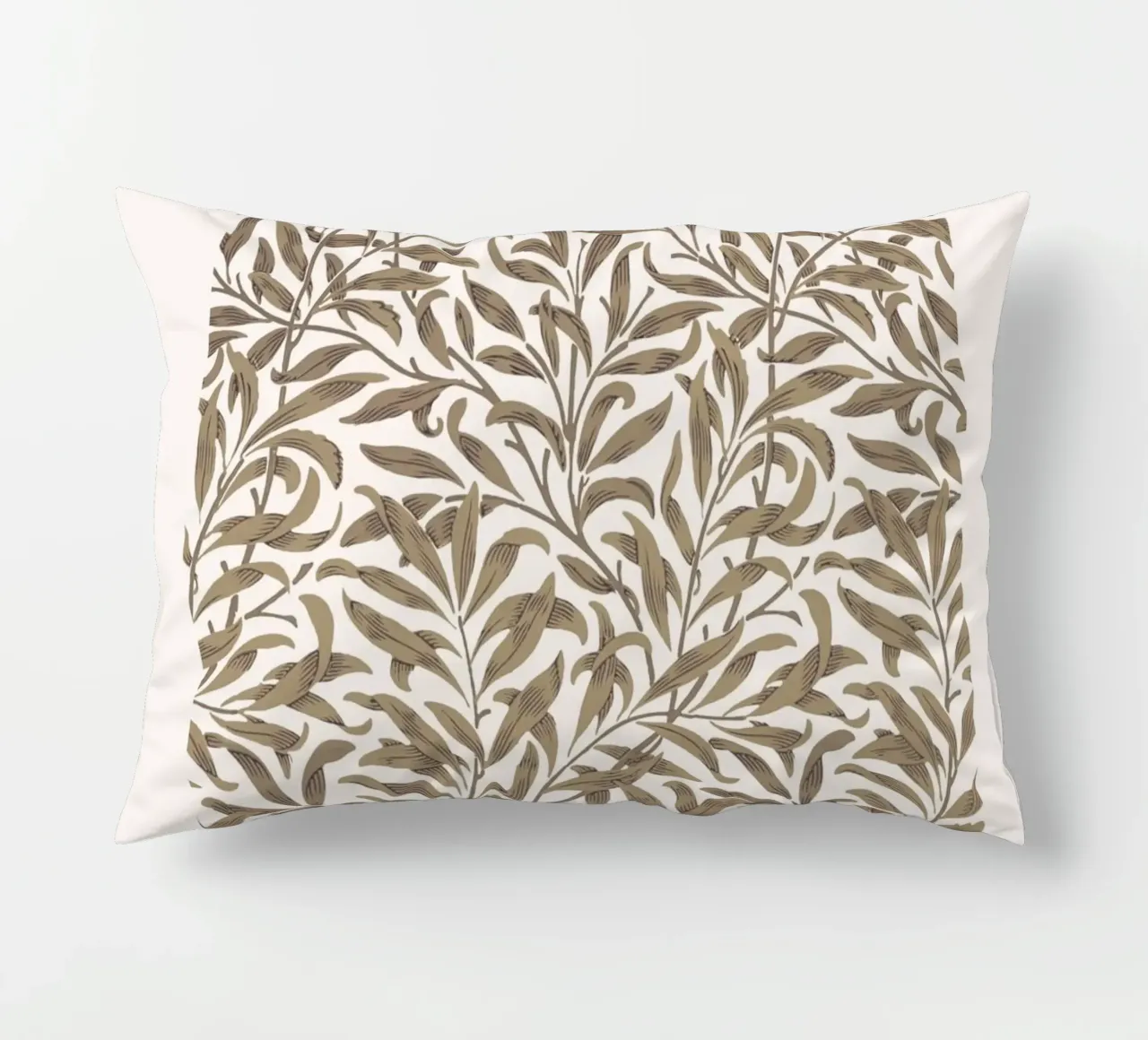 William Morris Arti e Mestieri Taupe Willow Bough cuscino da NorwesClub