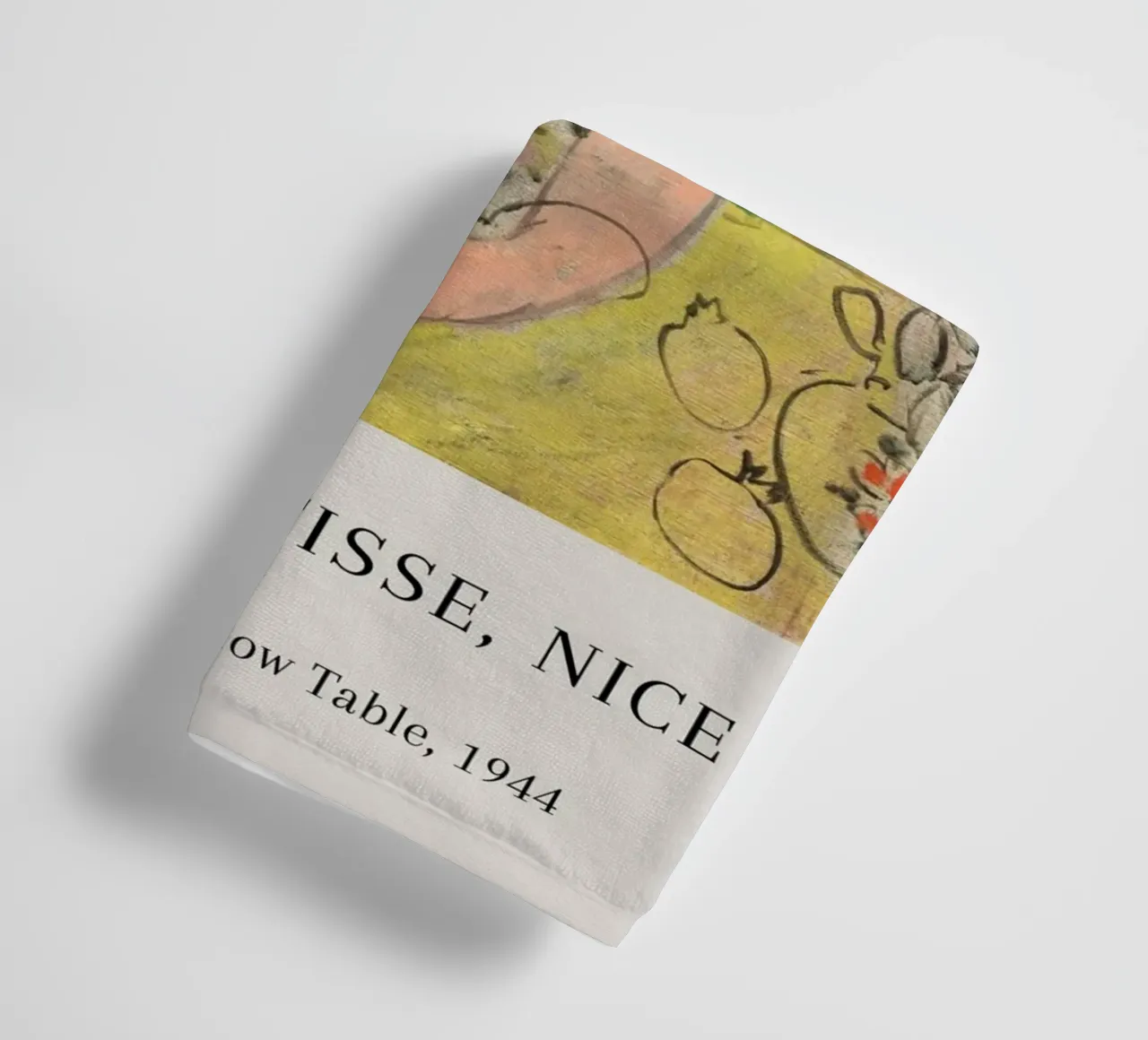 Lecteur Matisse à la table jaune 1944 Nice serviette de bain de NorwesClub