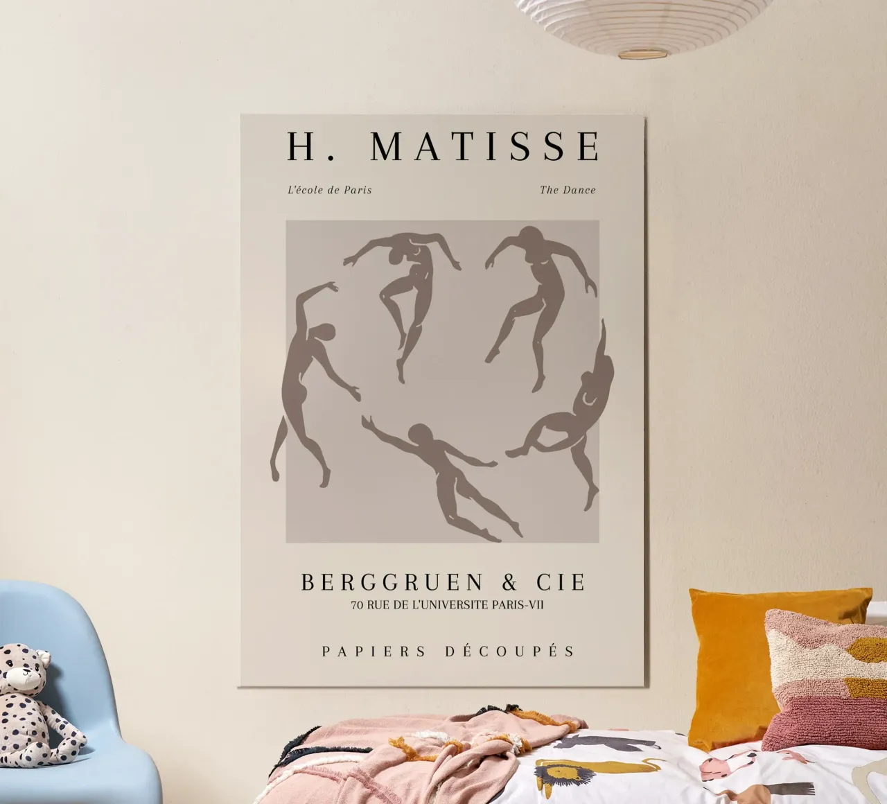 Henri Matisse La Danza Iconico Astratto Figura Poster poster da NorwesClub