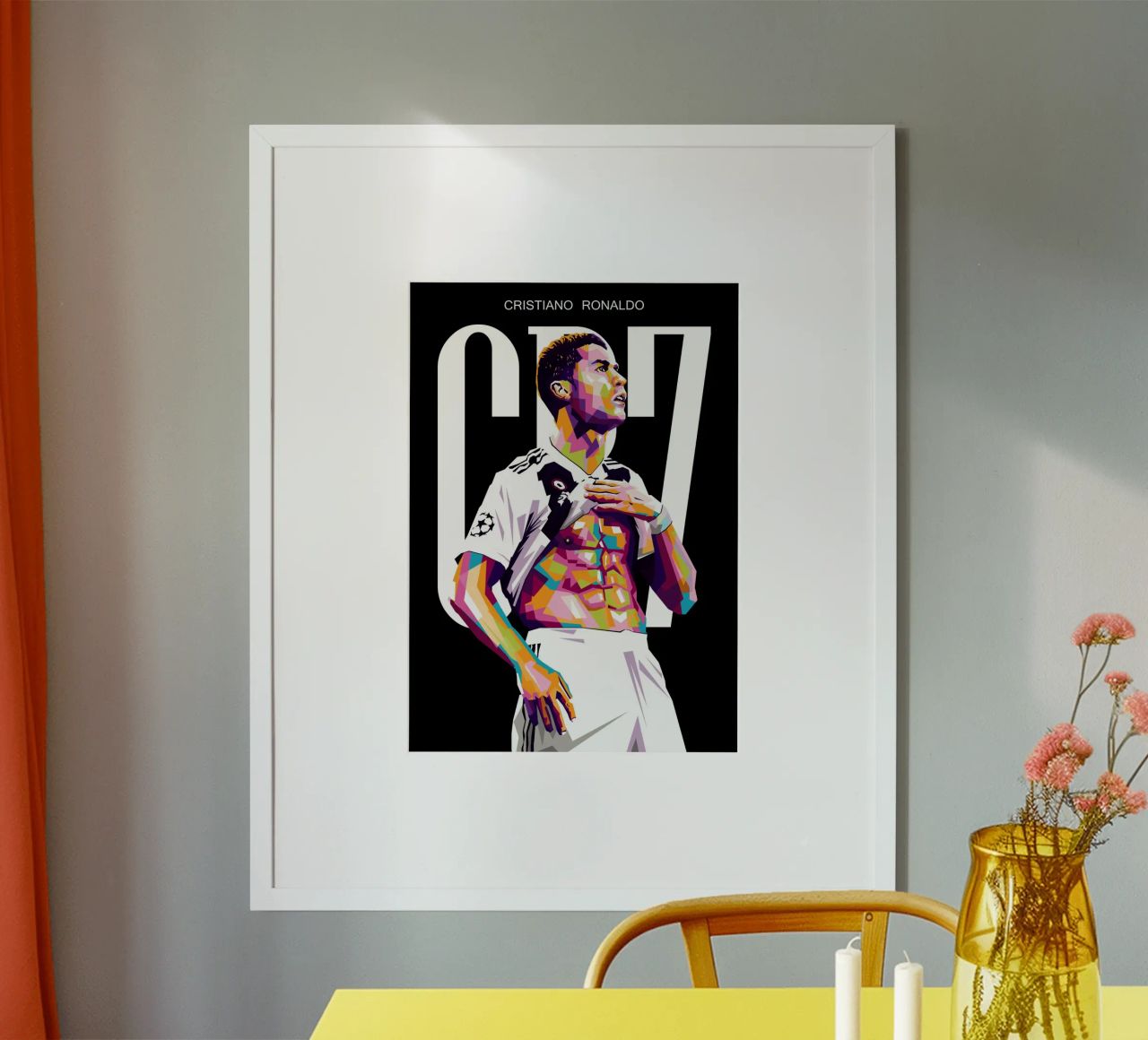 RONALDO 7 Poster von WPAP MALANG