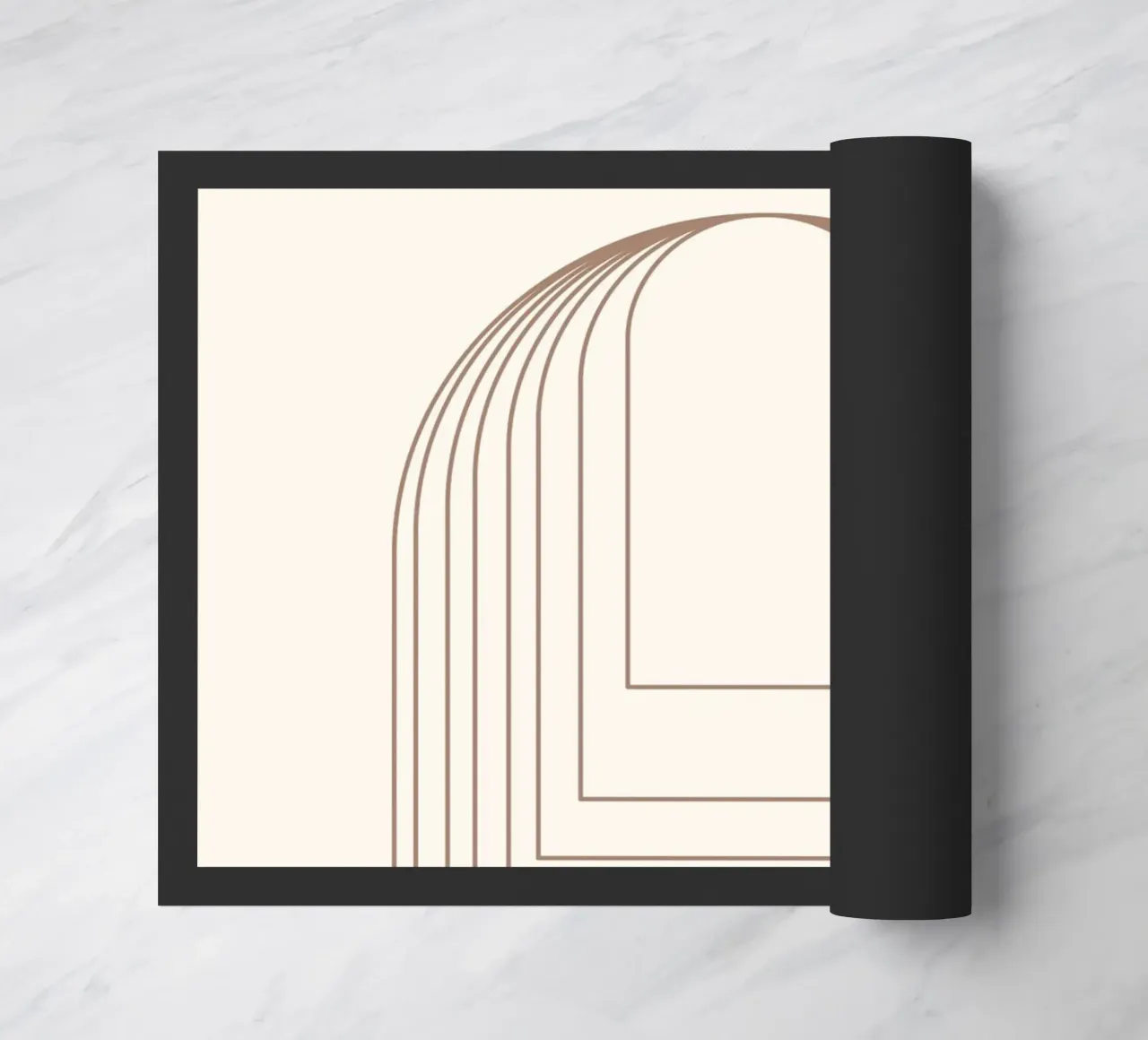 Poster Bauhaus 1924 Archi geometrici di tunnel zerbino da NorwesClub