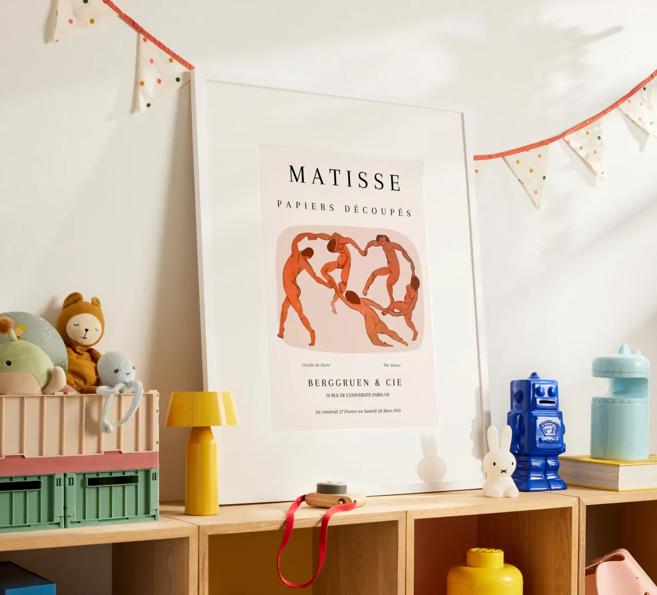 Matisse La Danza Poster iconico con figure arancioni carta hahnemühle da NorwesClub