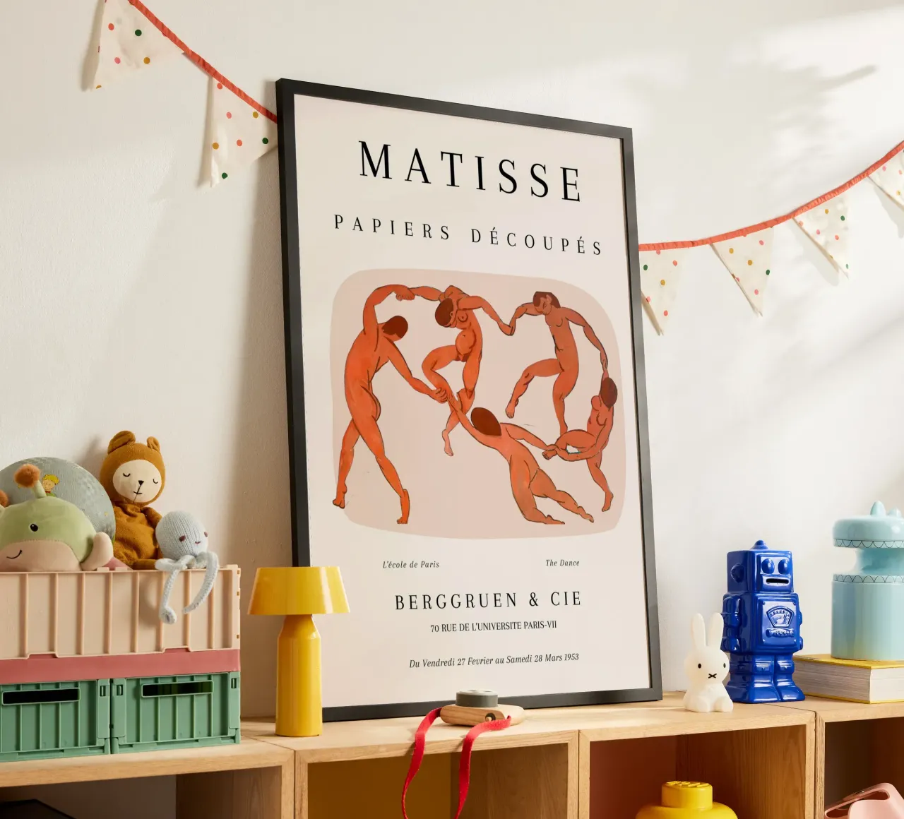 Matisse La Danza Poster iconico con figure arancioni carta hahnemühle da NorwesClub