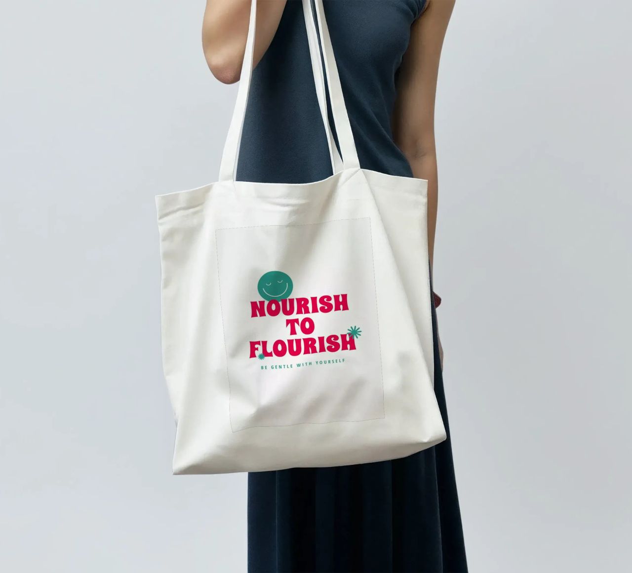 Nourish to Flourish tote bag by Studio One