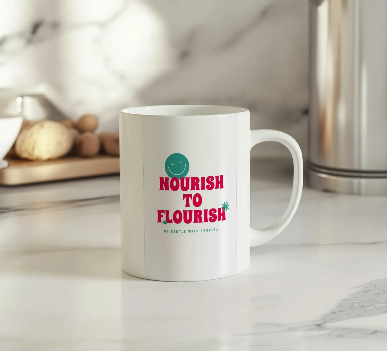 Nourish to Flourish tazza in ceramica da Studio One