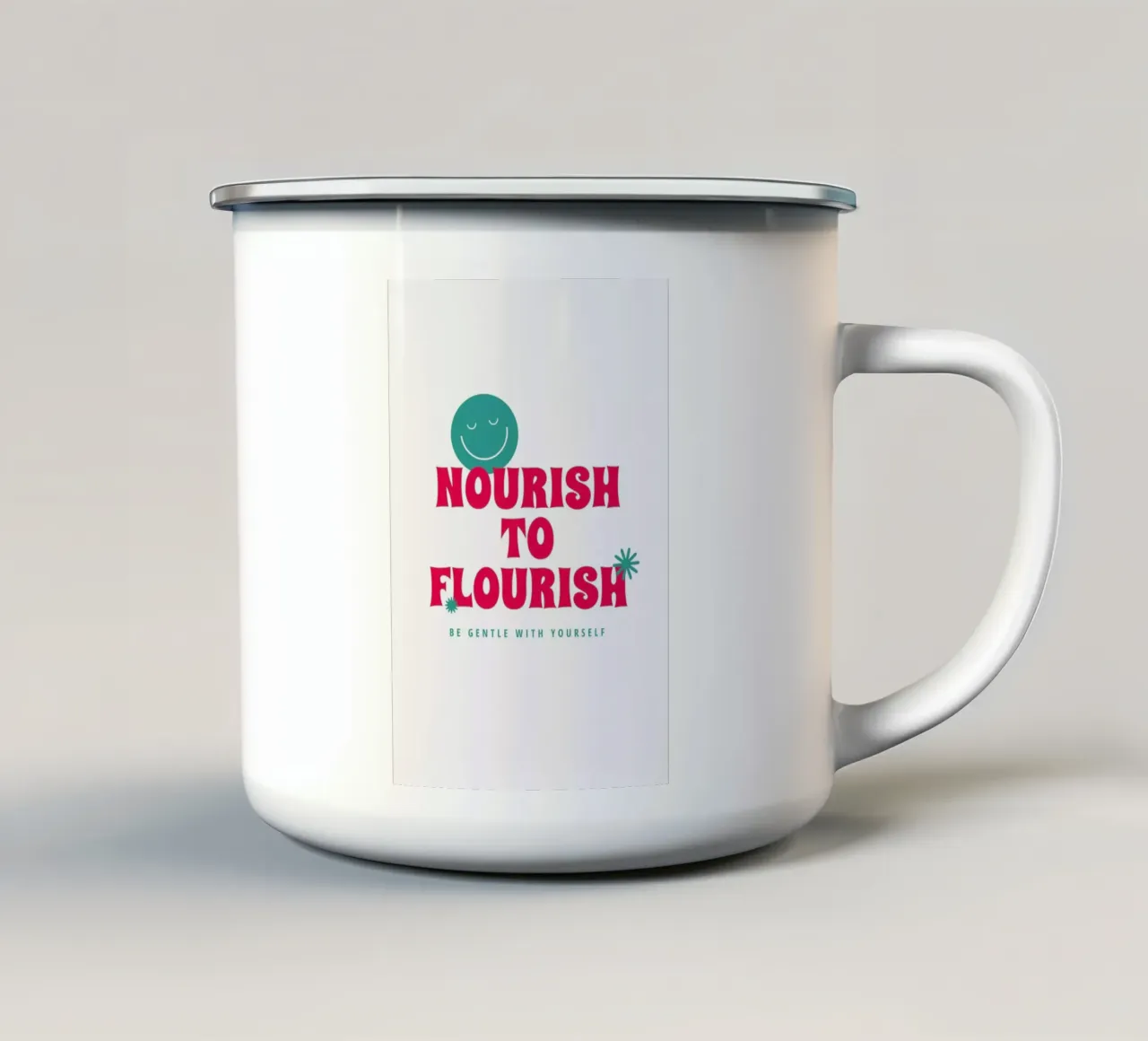 Nourish to Flourish tazza in smalto da Studio One